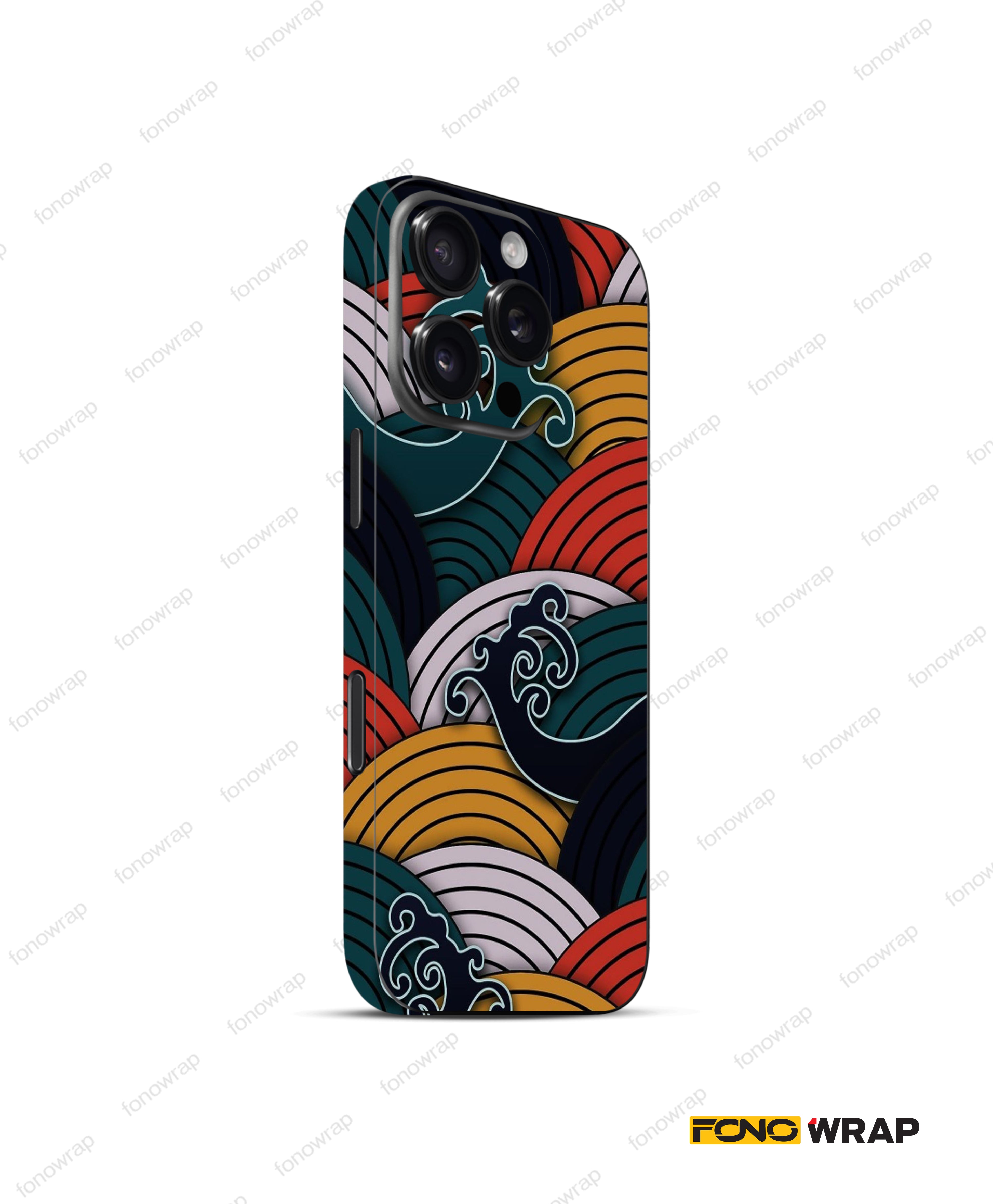 Wave Vector Matte Mobile Skin