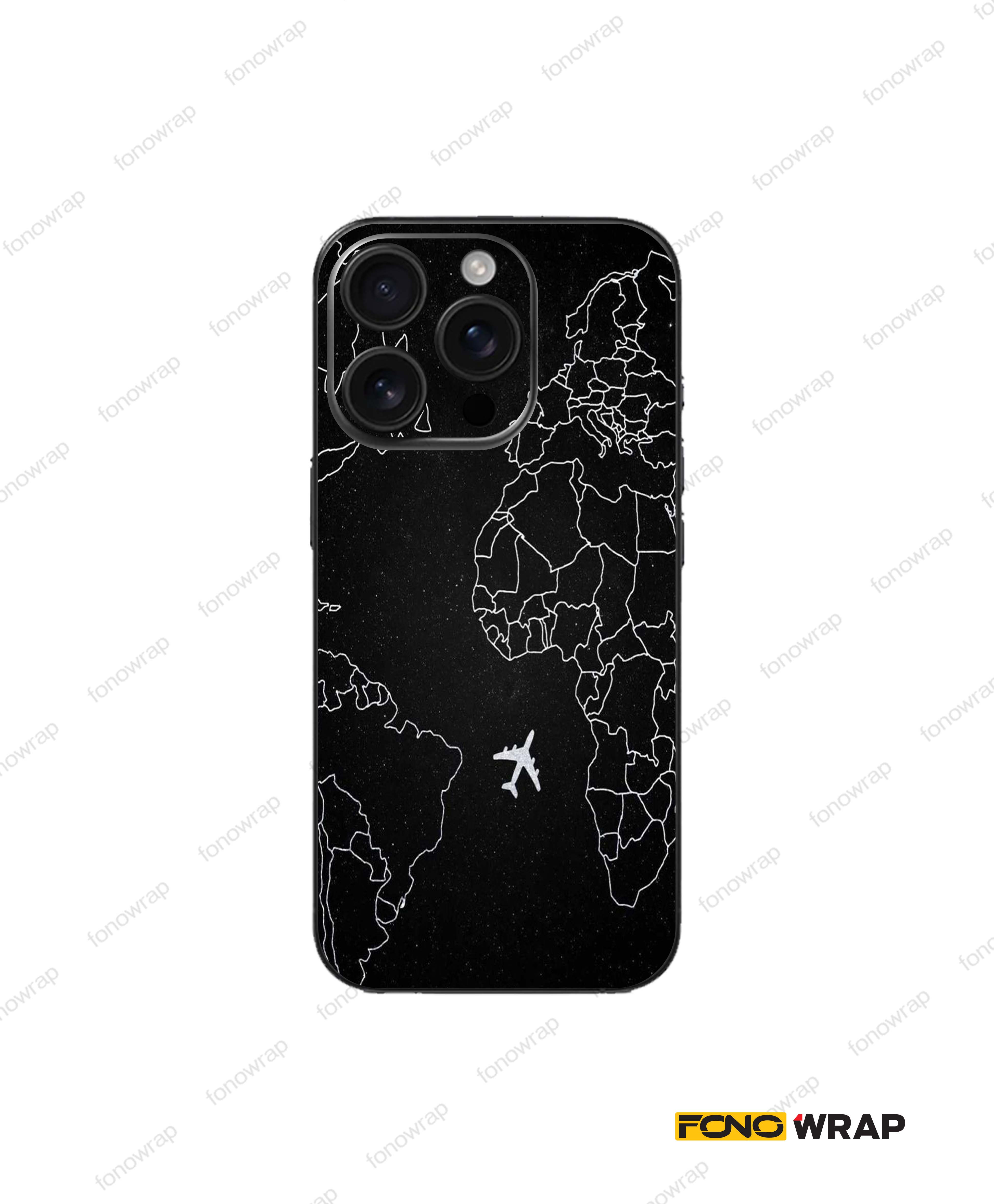 Travel Fly 3D Embossed Mobile Skin
