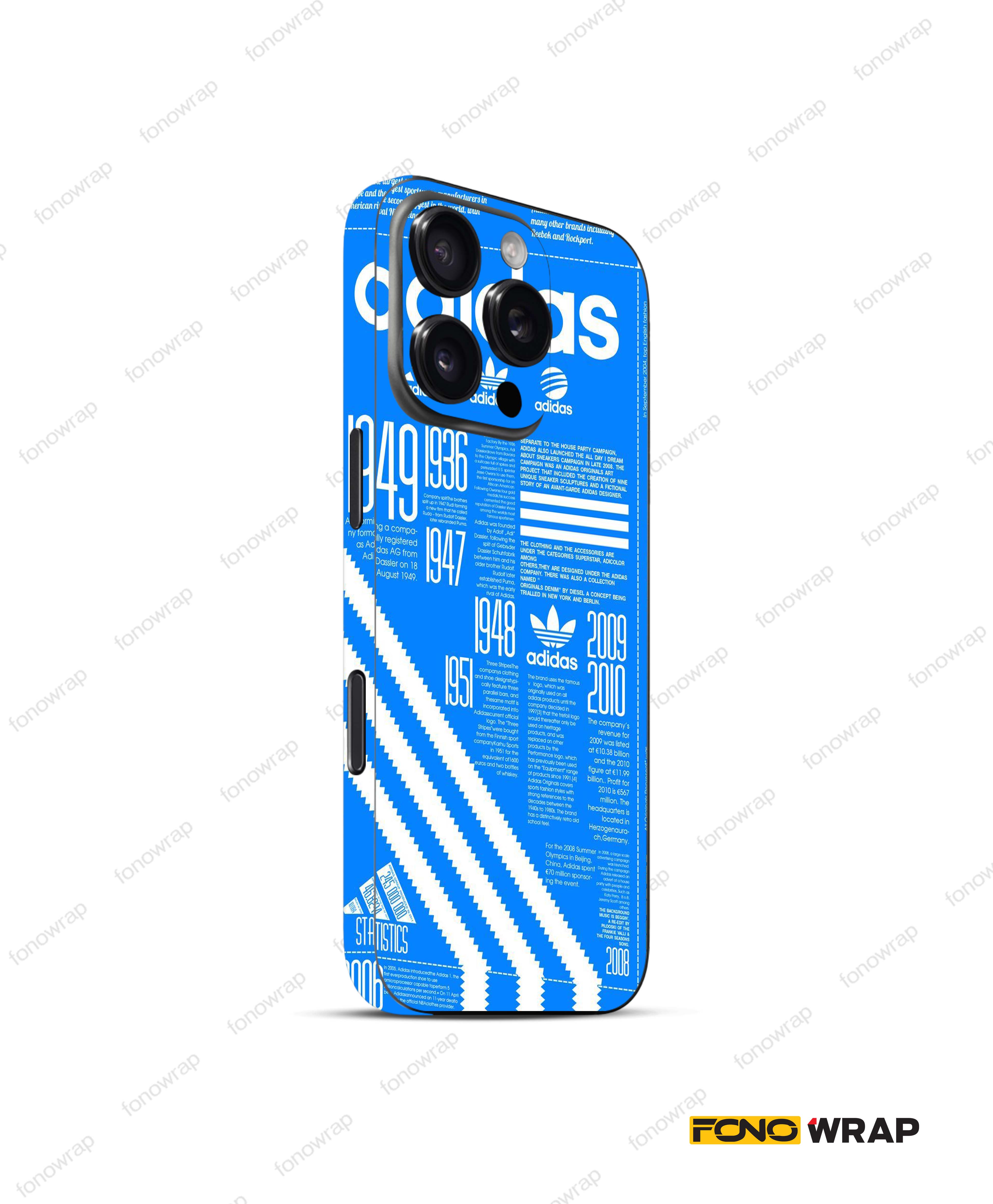 The Three Stripe Hype 3D Embossed Mobile Skin
