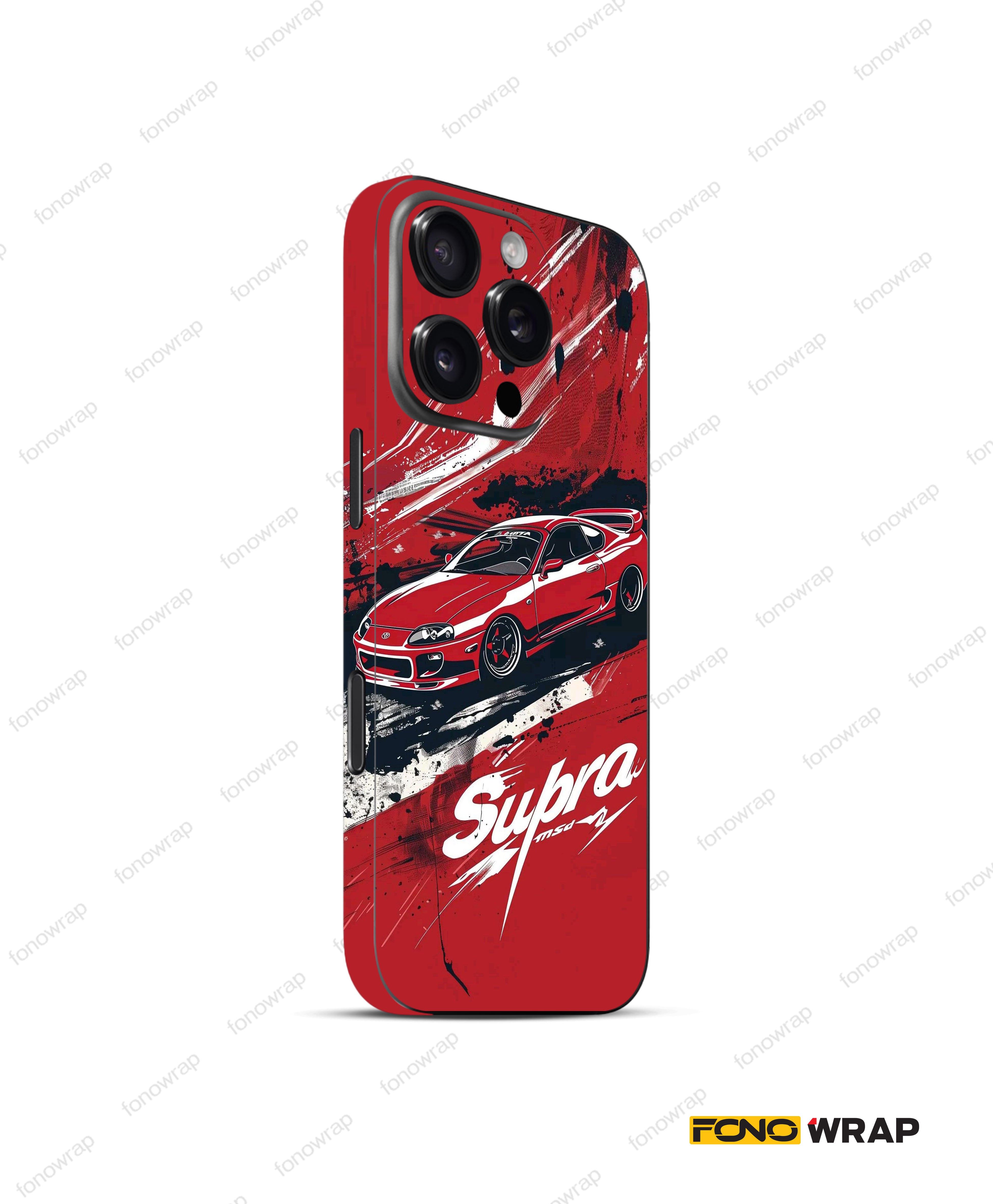 Hayate Red Matte Mobile Skin