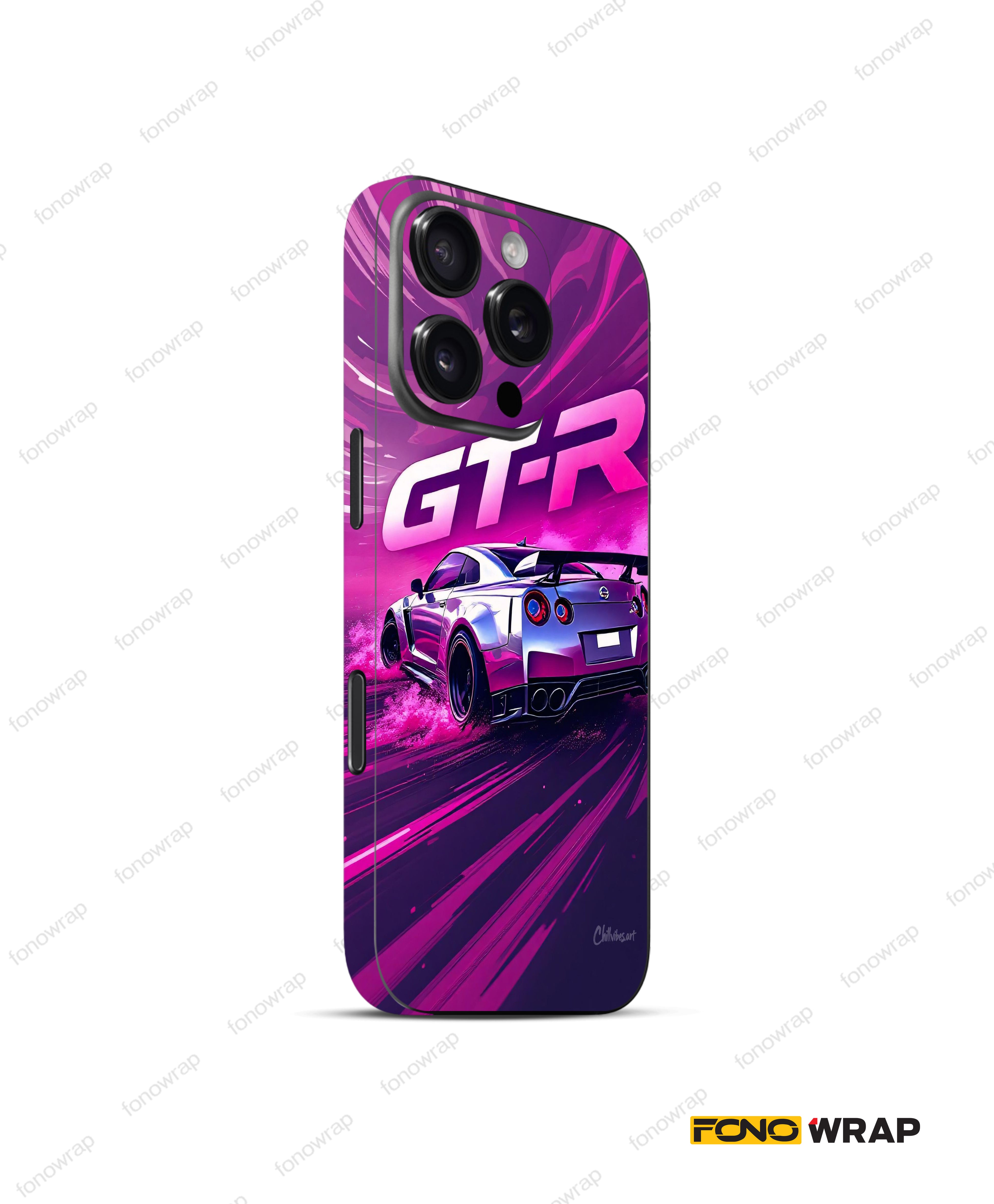 GTR 3D Embossed Mobile Skin