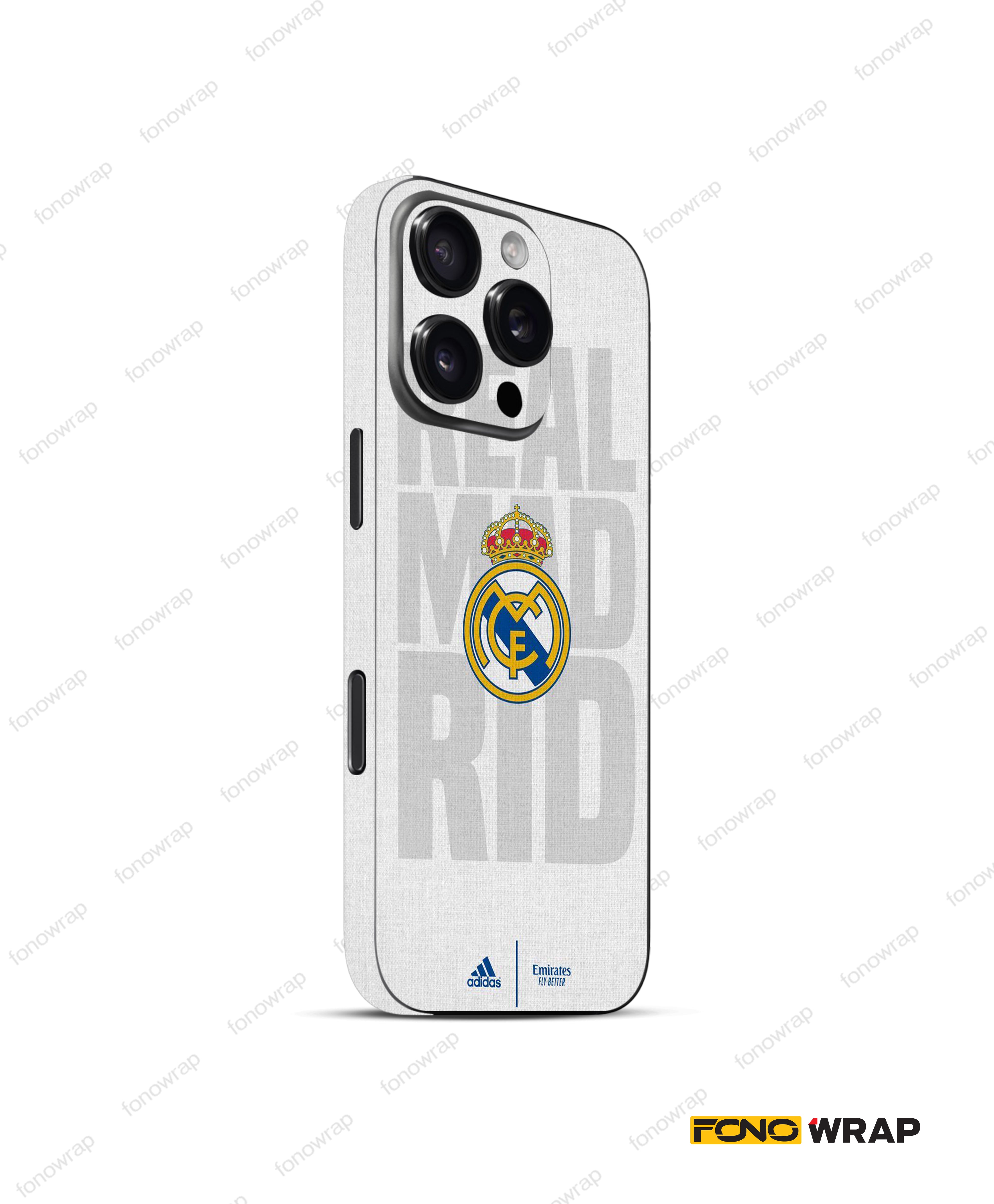 Real Madrid 3D Embossed Mobile Skin
