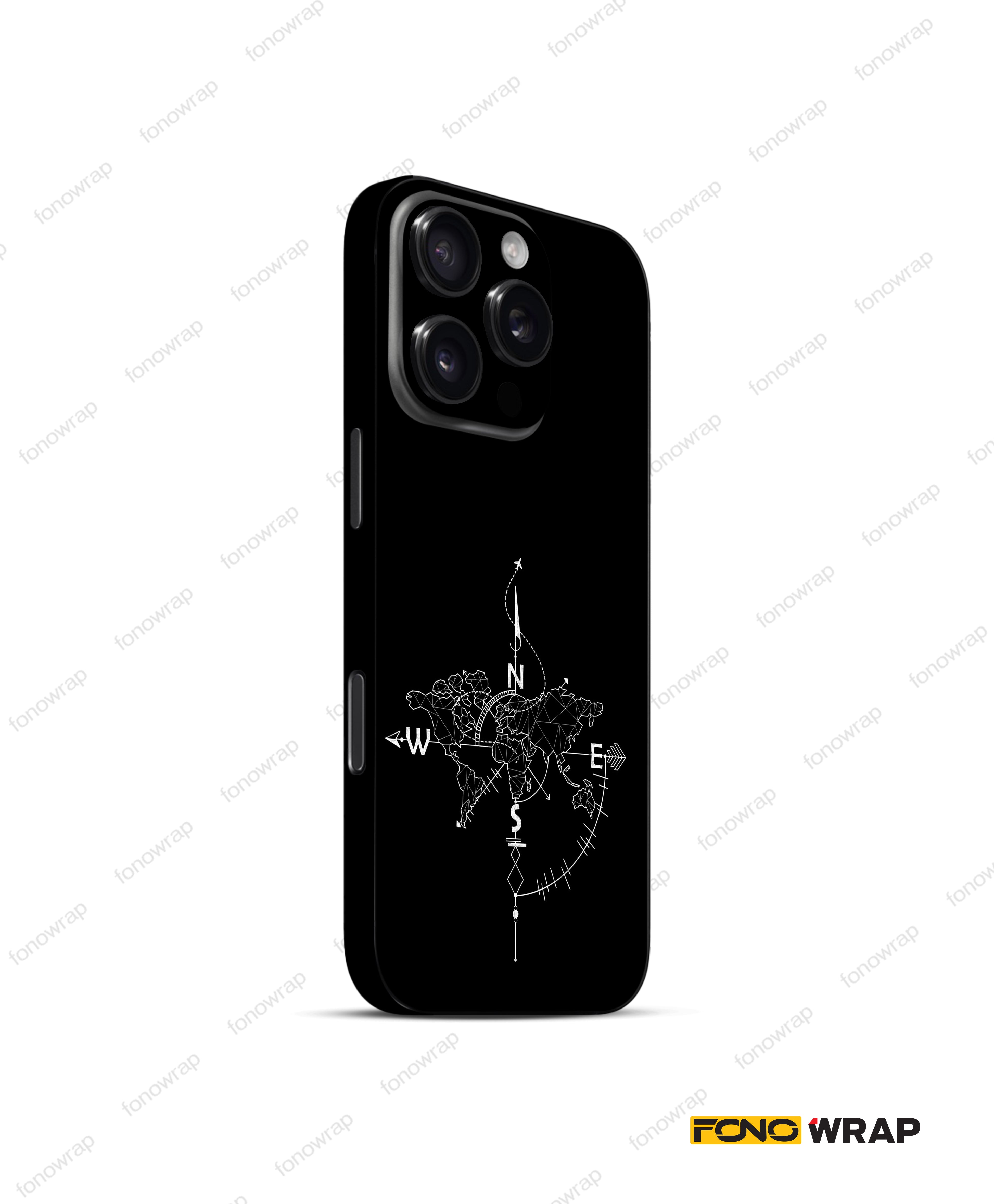 Compass Rose Matte Mobile Skin