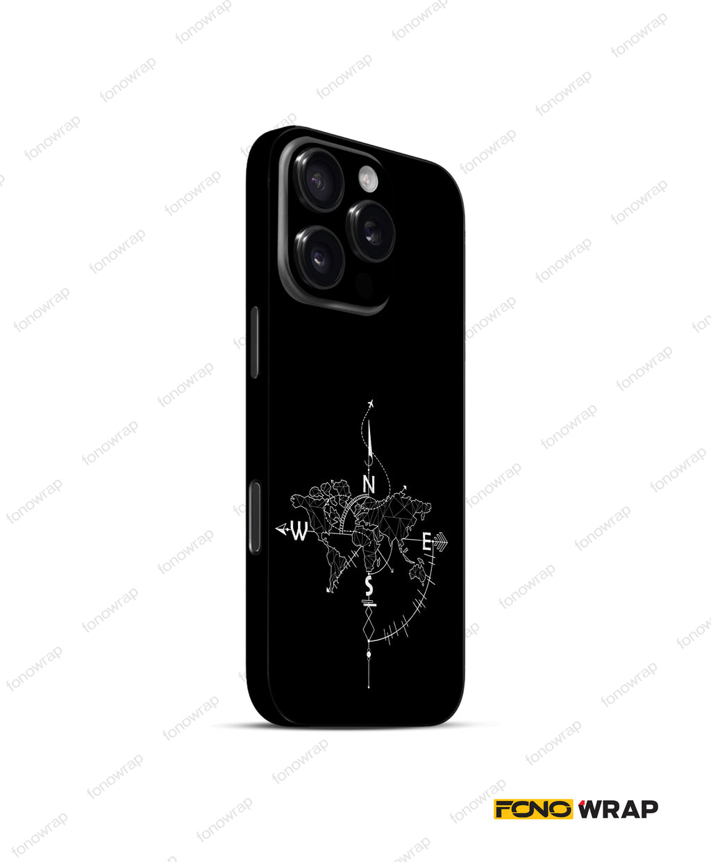 Compass Rose Matte Mobile Skin