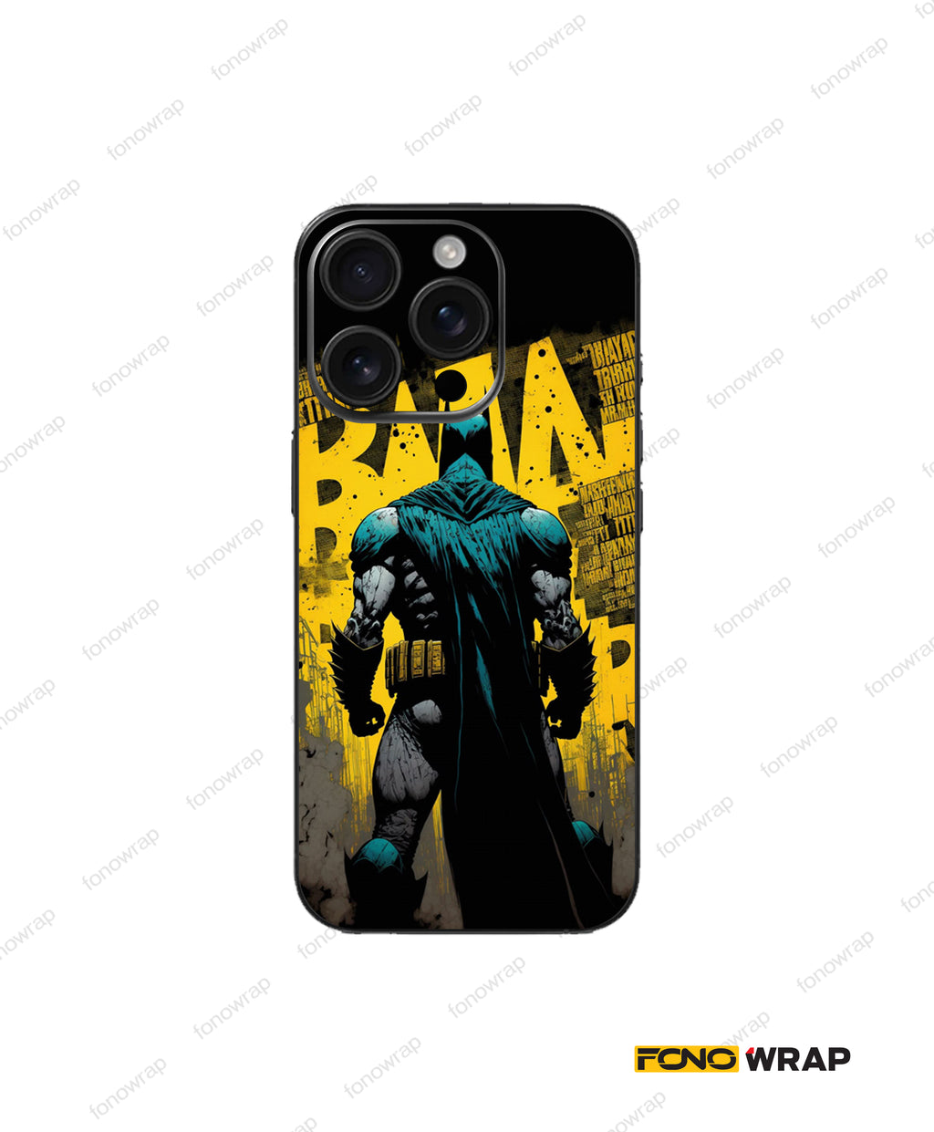Midnight Metropolis Embossed Mobile Skin