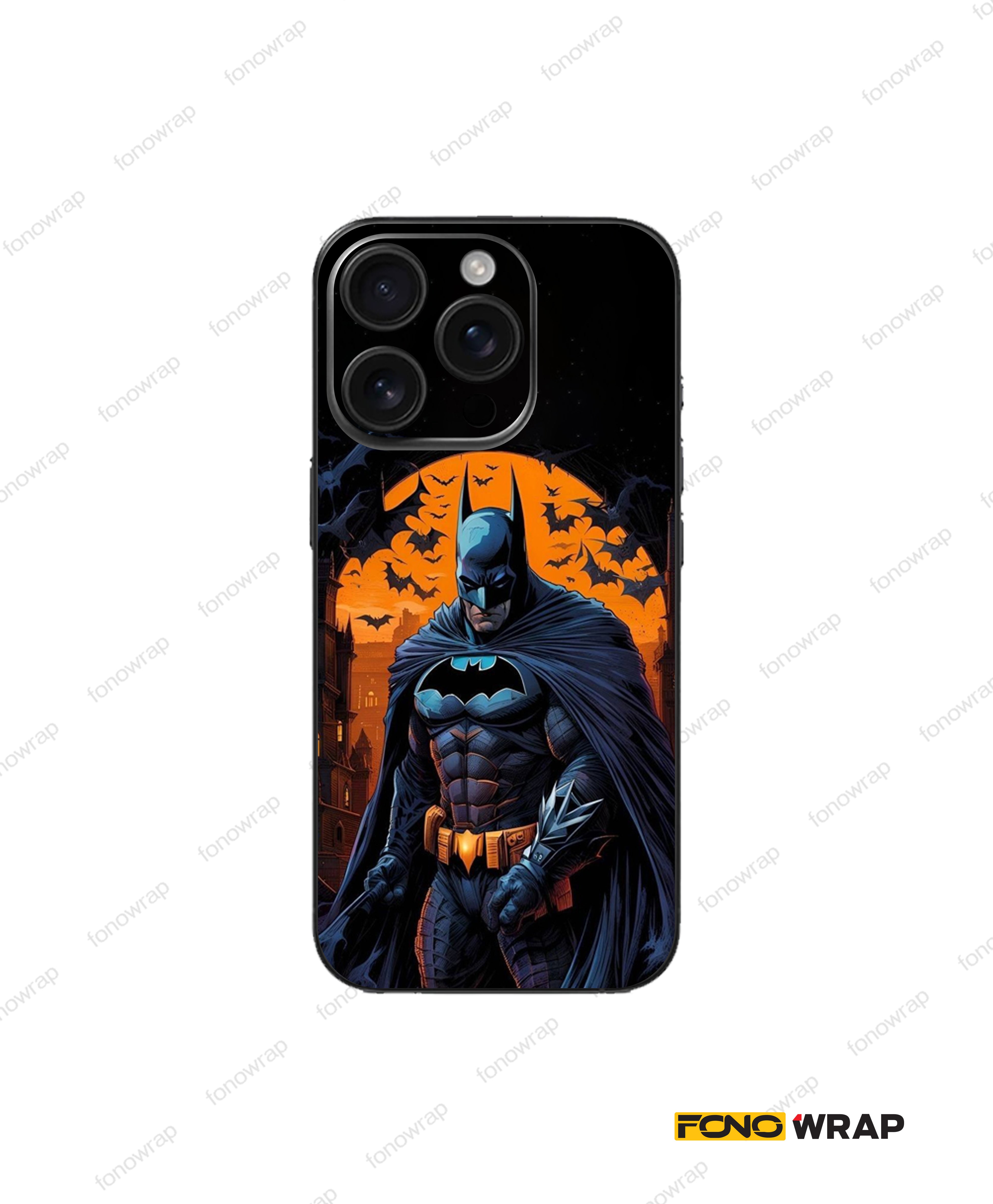 Wings in Dark 3D Embossed Mobile Skin