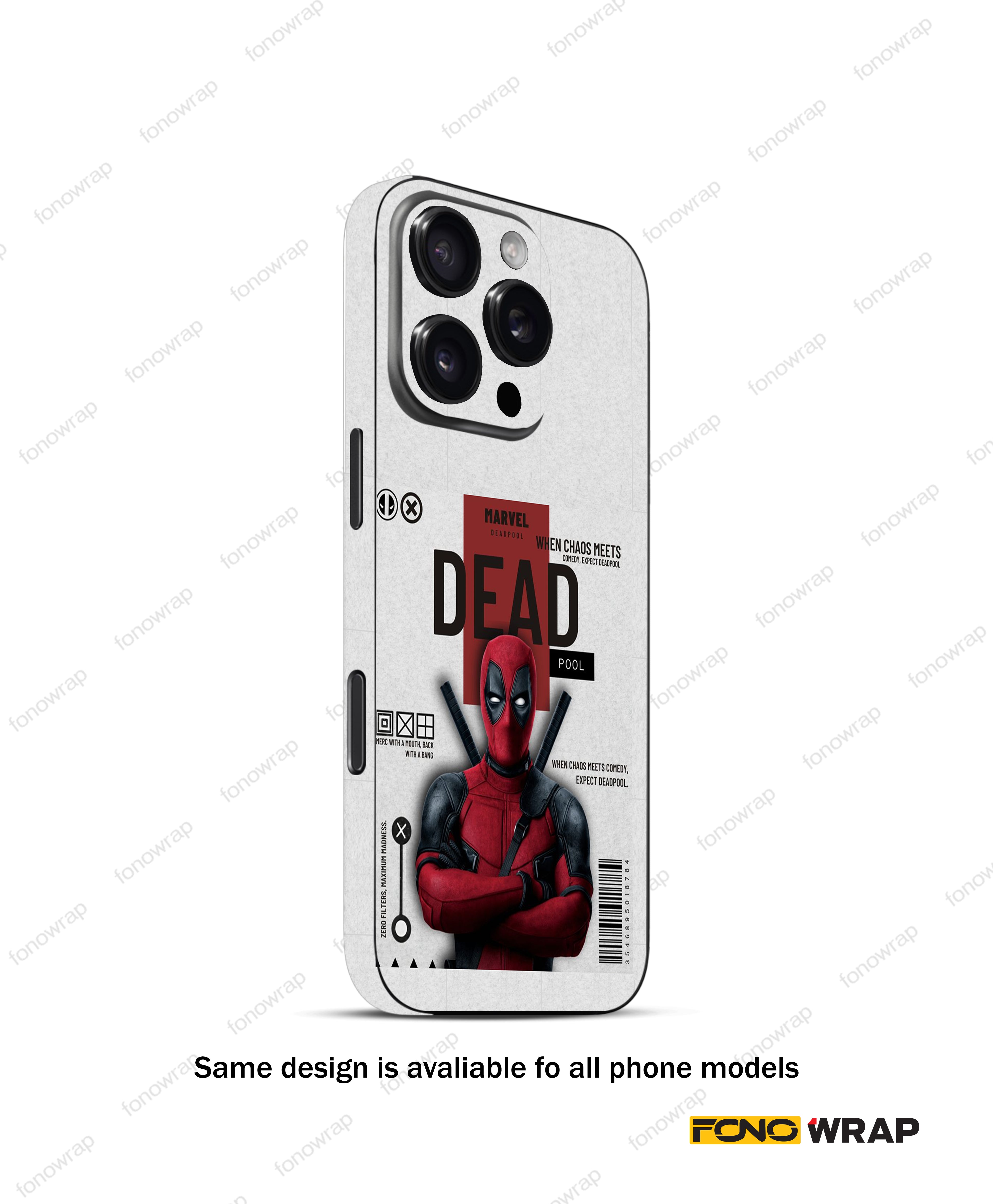 DeadPool Matte Mobile Skin