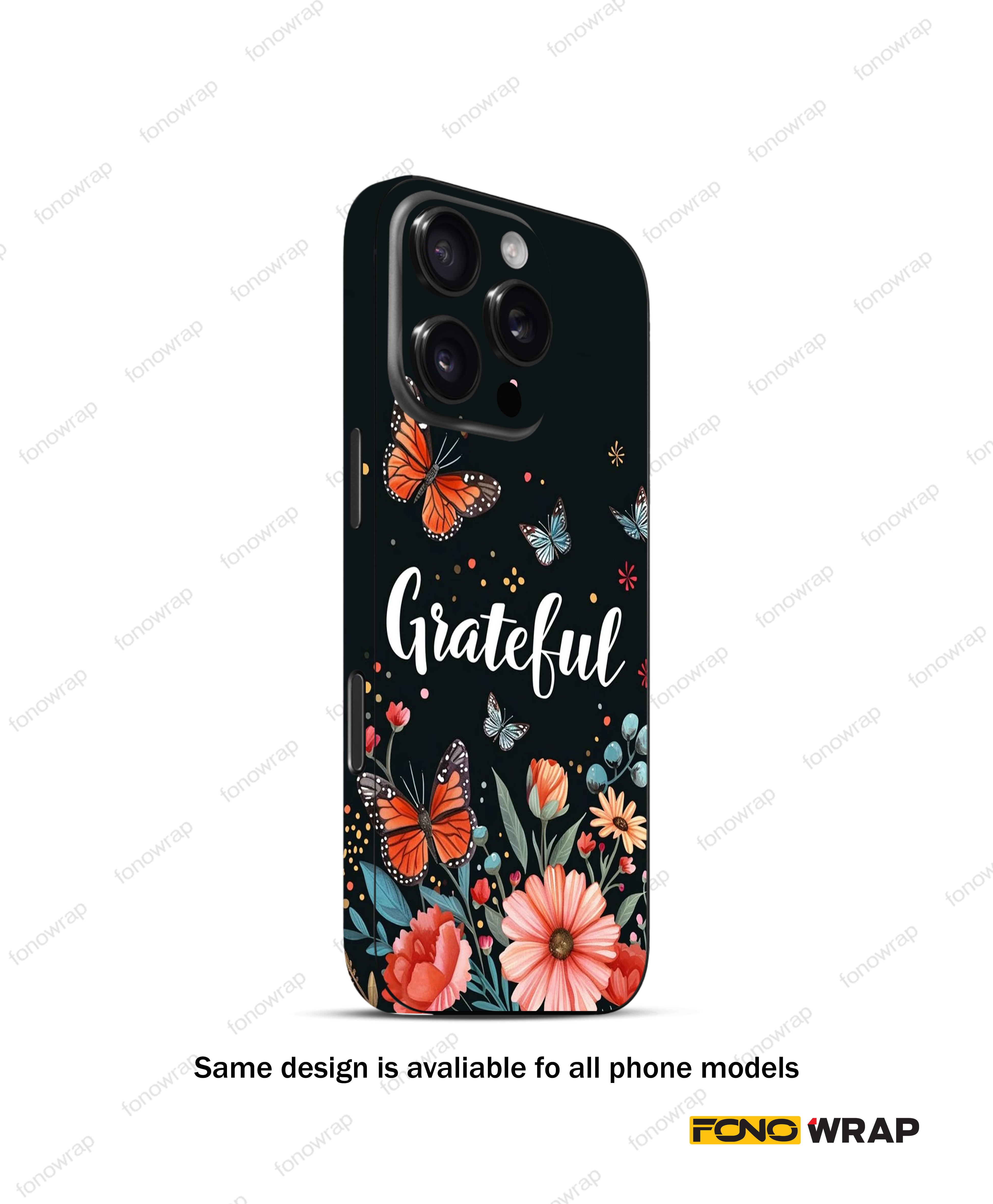 Floral  Matte Mobile Skin