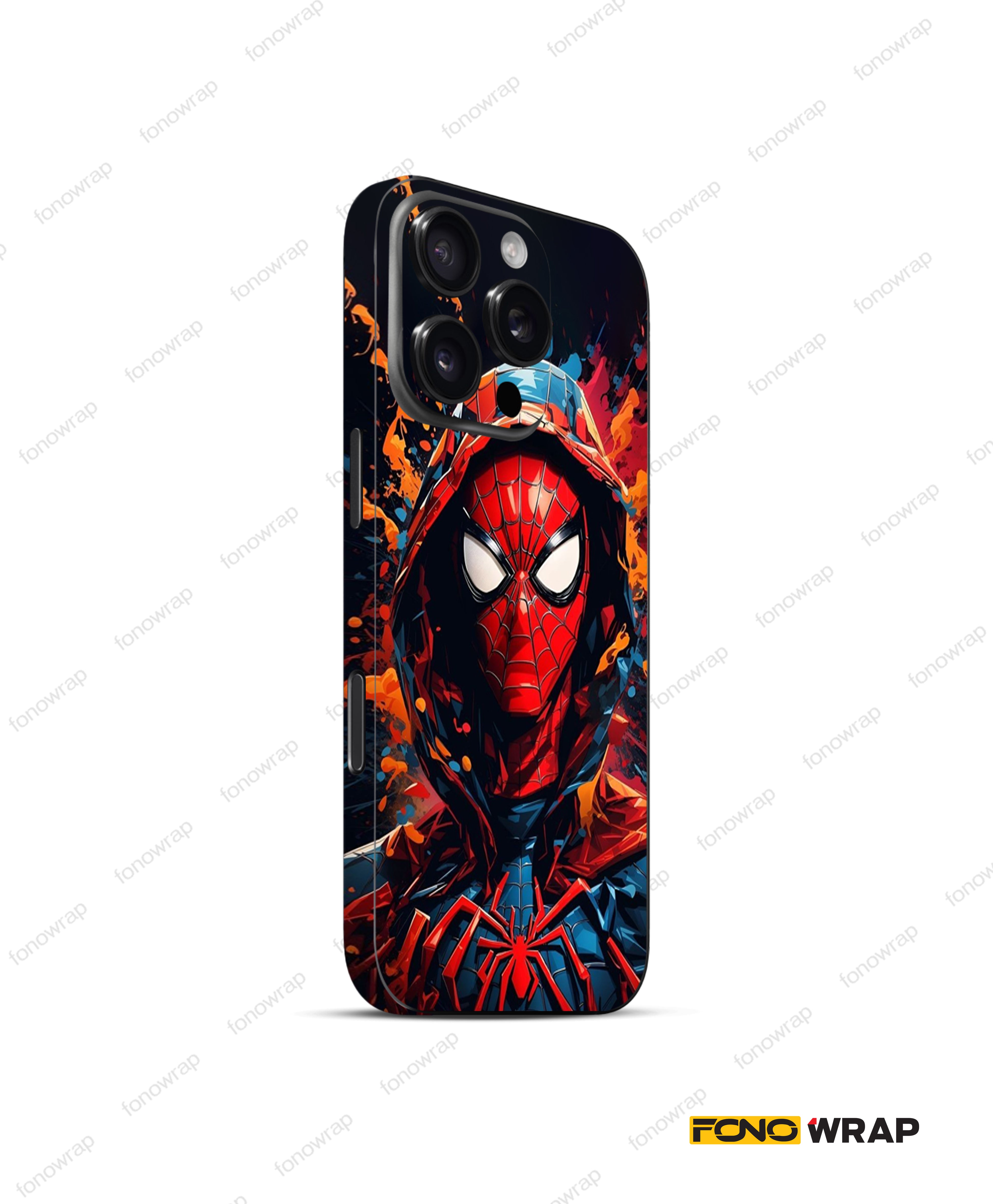 Spiderman V01 3D Embossed Mobile Skin