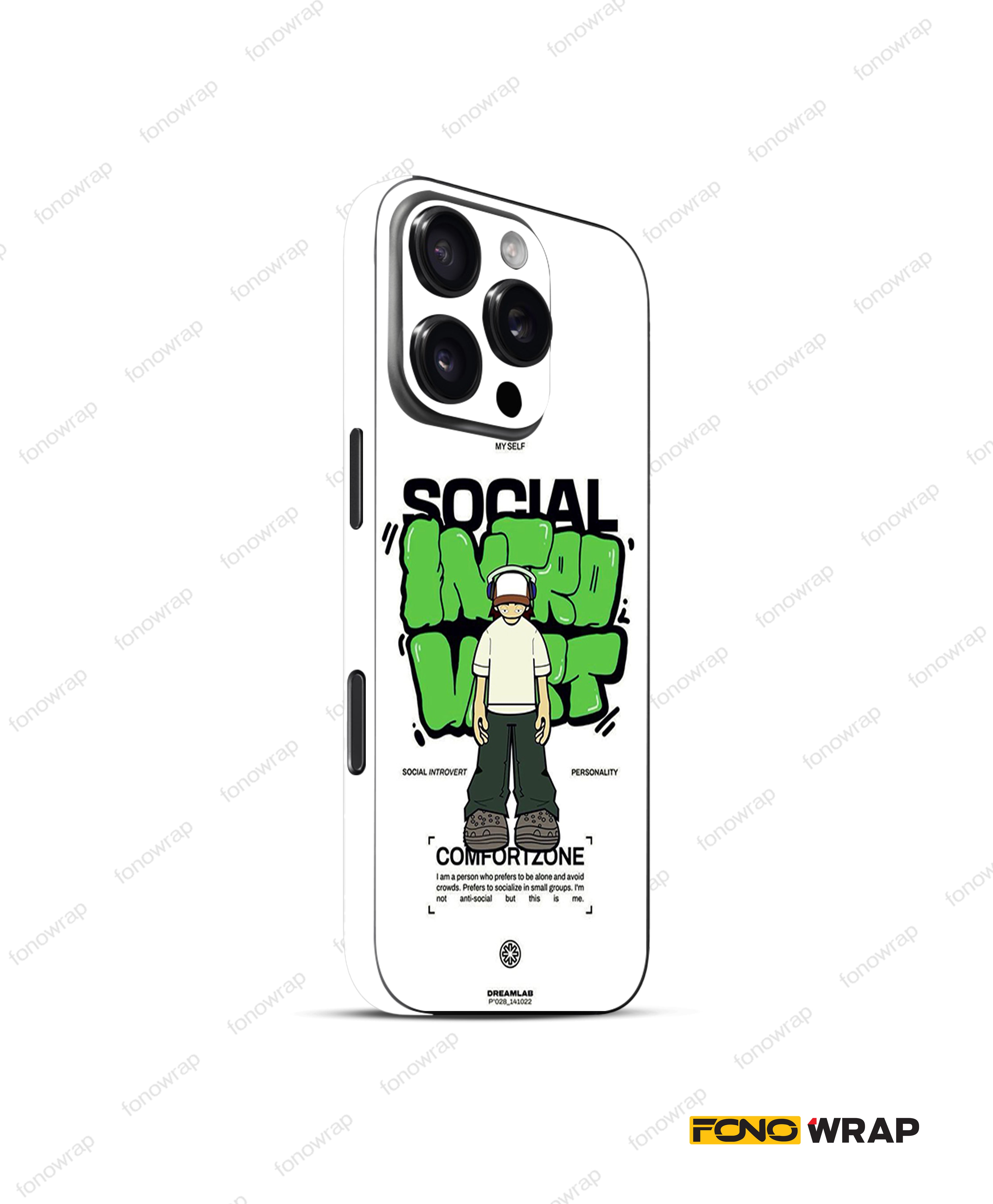 Social Introvert Matte Mobile Skin
