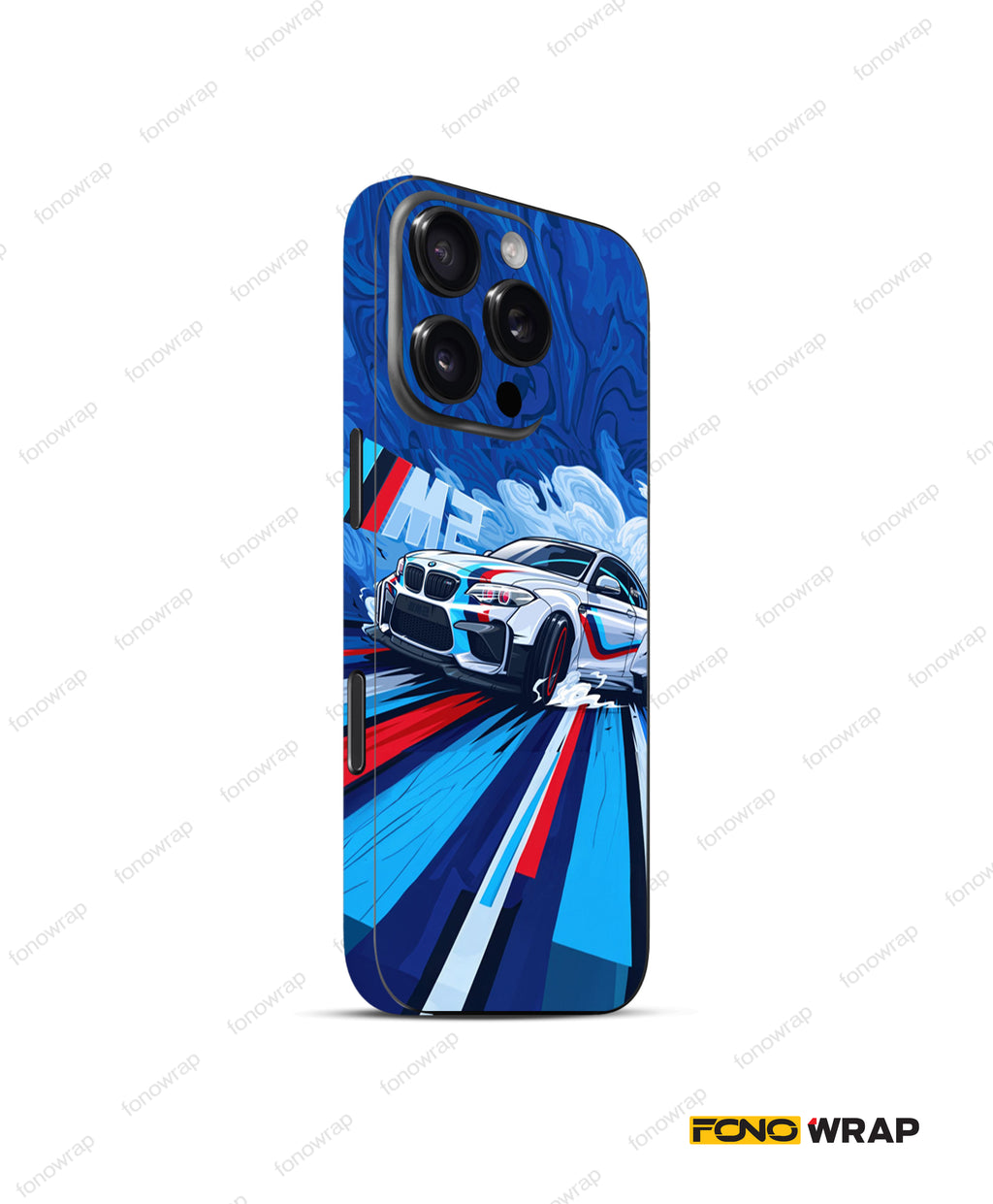 M2 Automotive 3D Embossed Mobile Skin
