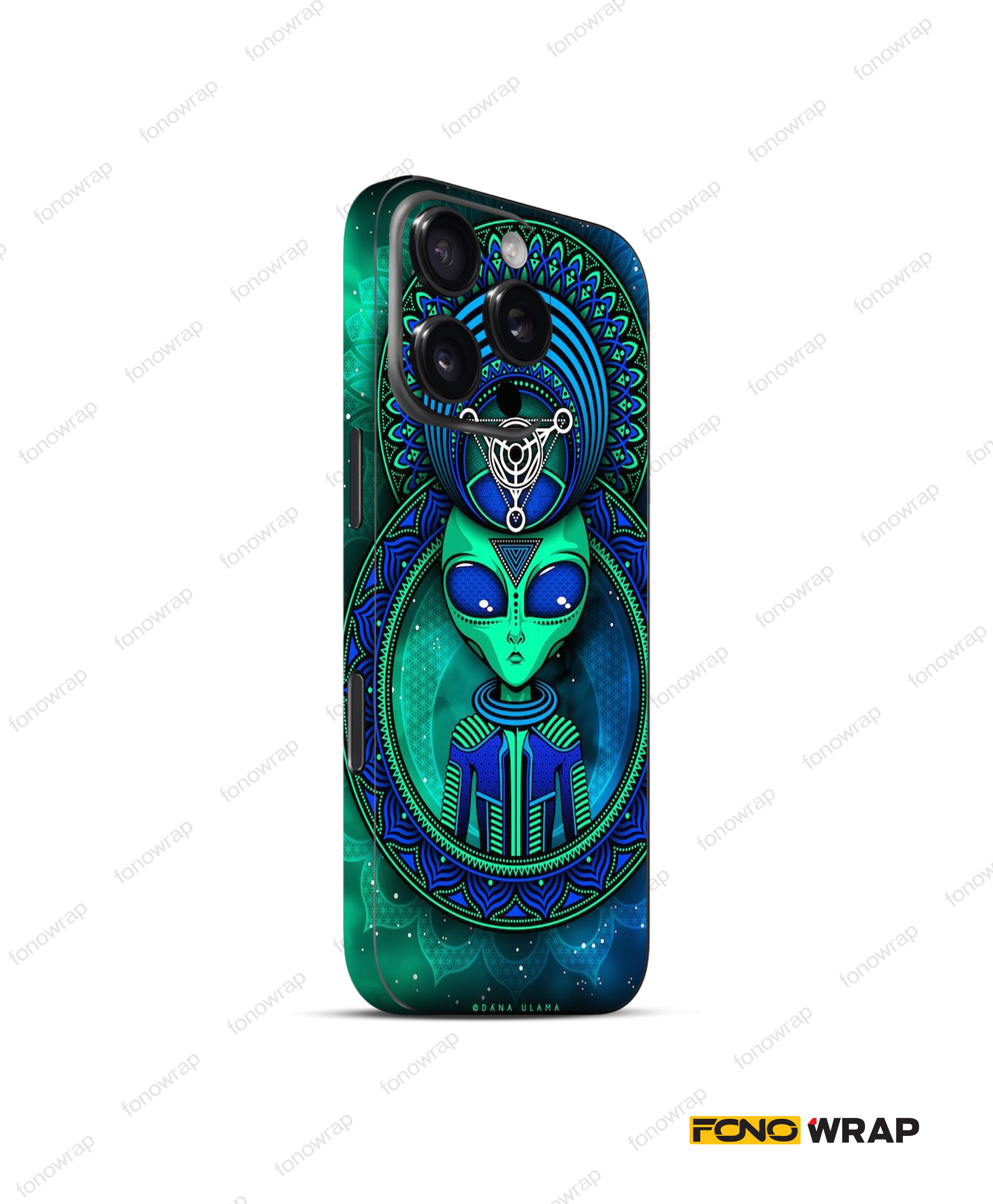 Alien Matte Mobile Skin