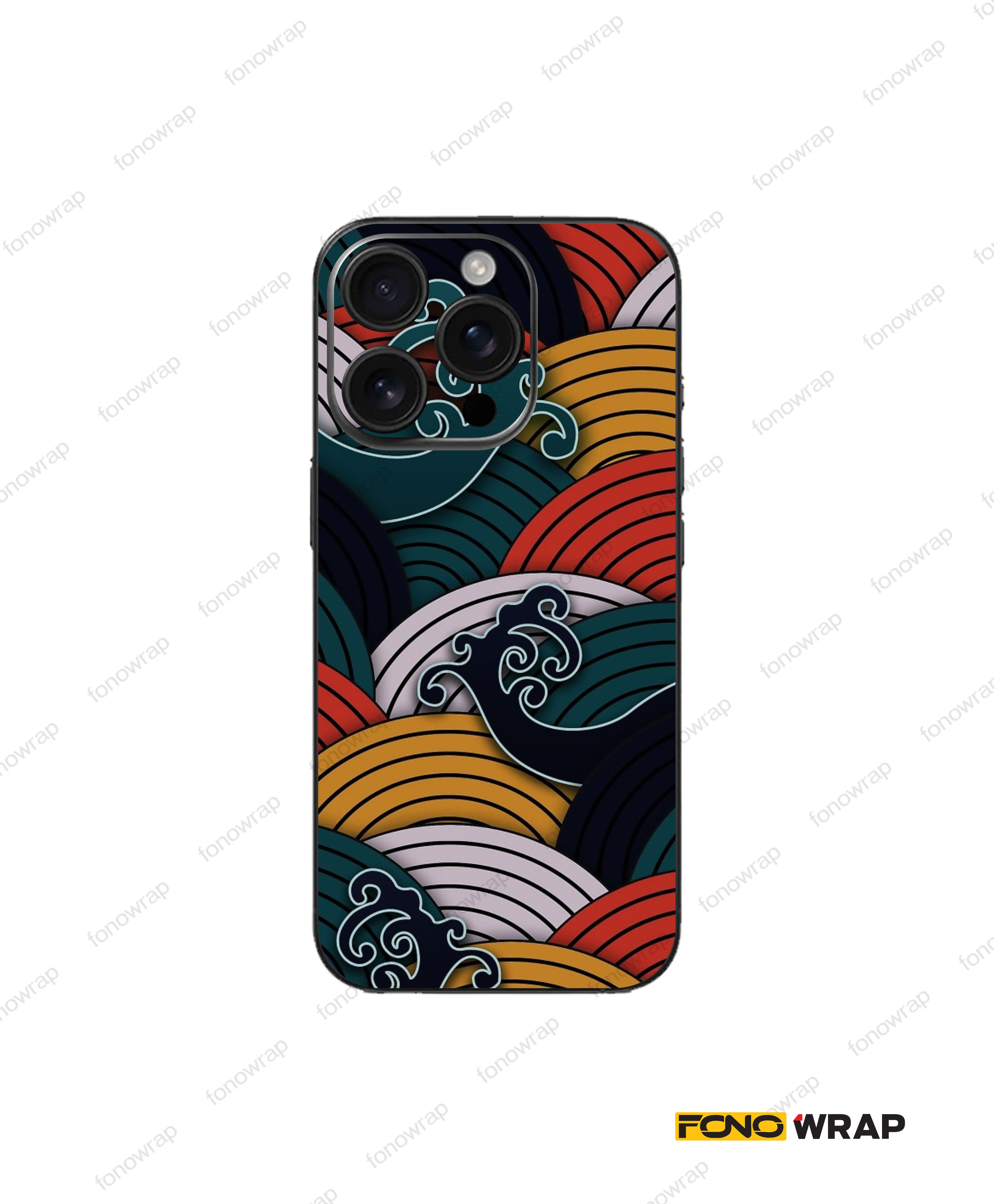 Wave Vector Matte Mobile Skin