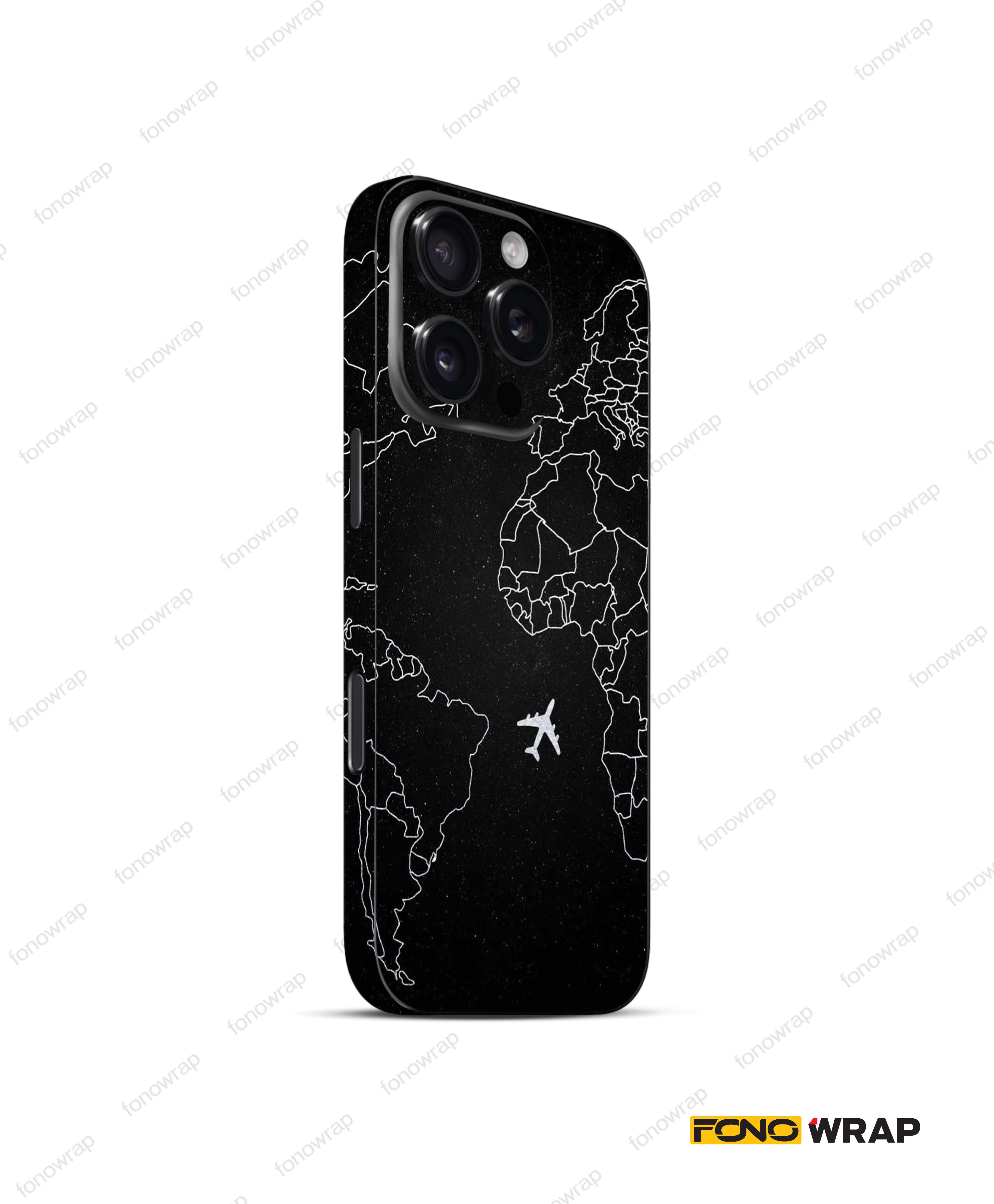 Travel Fly 3D Embossed Mobile Skin