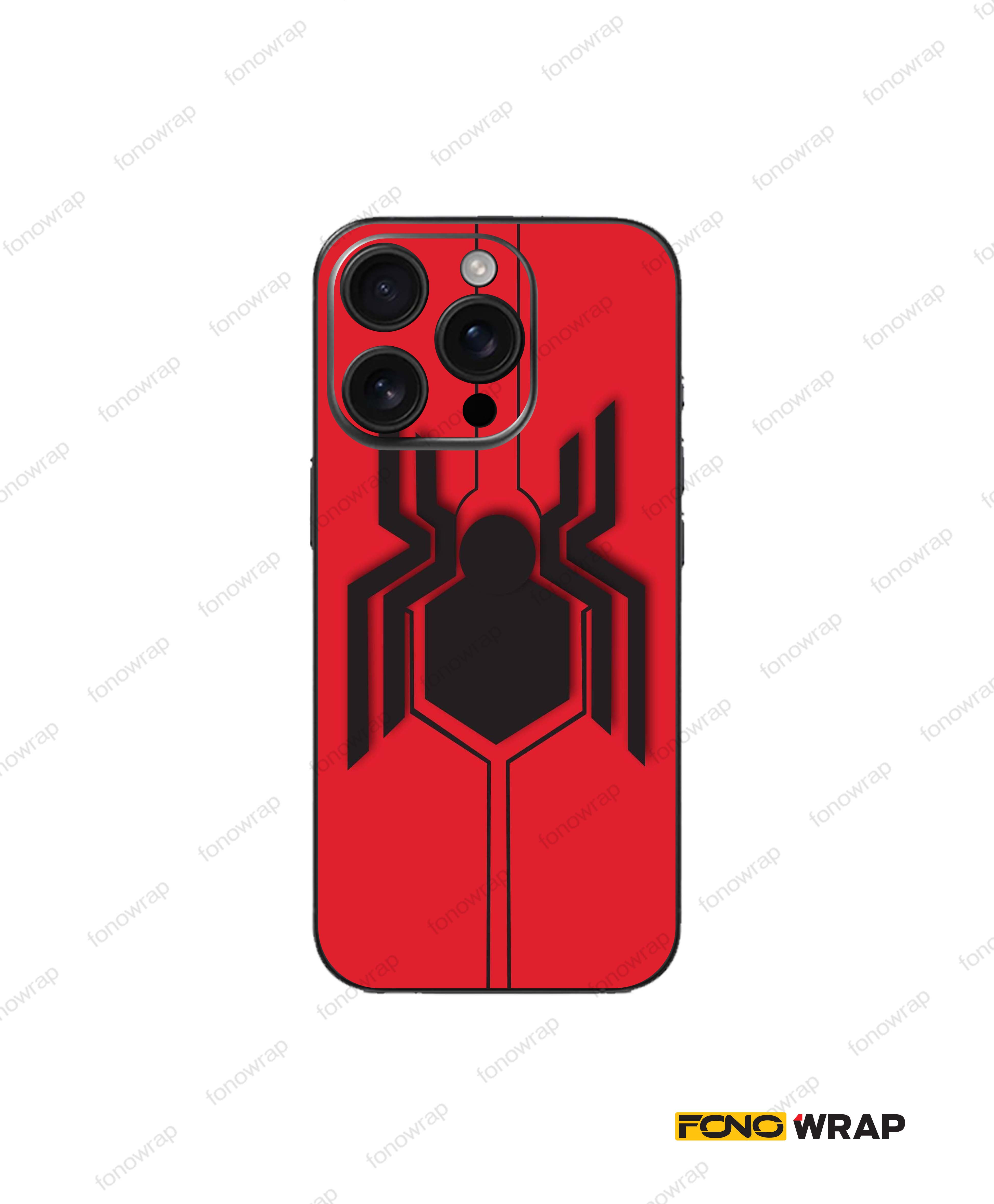 Spider Hype 3D Embossed Mobile Skin