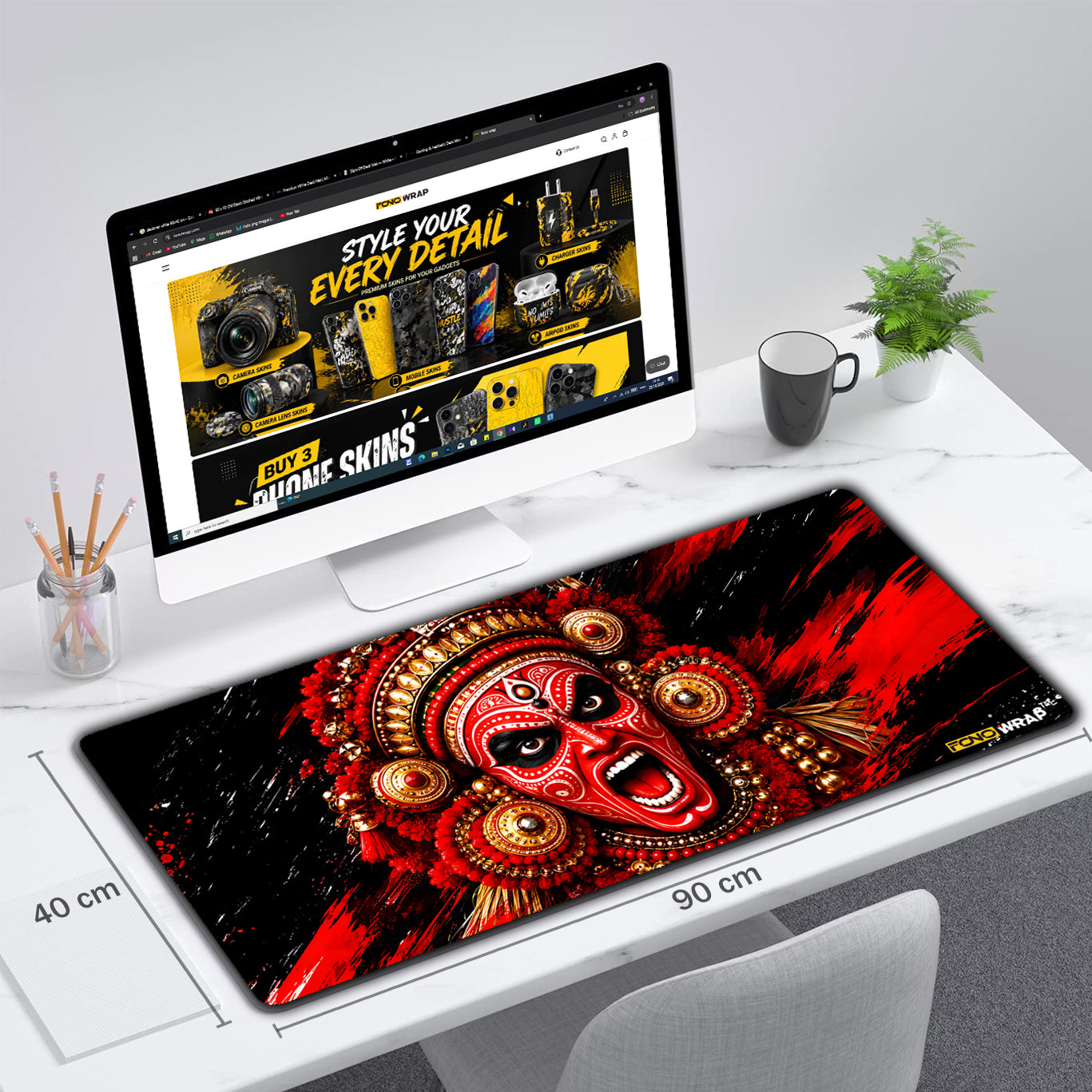 Theyyam Desk Mat