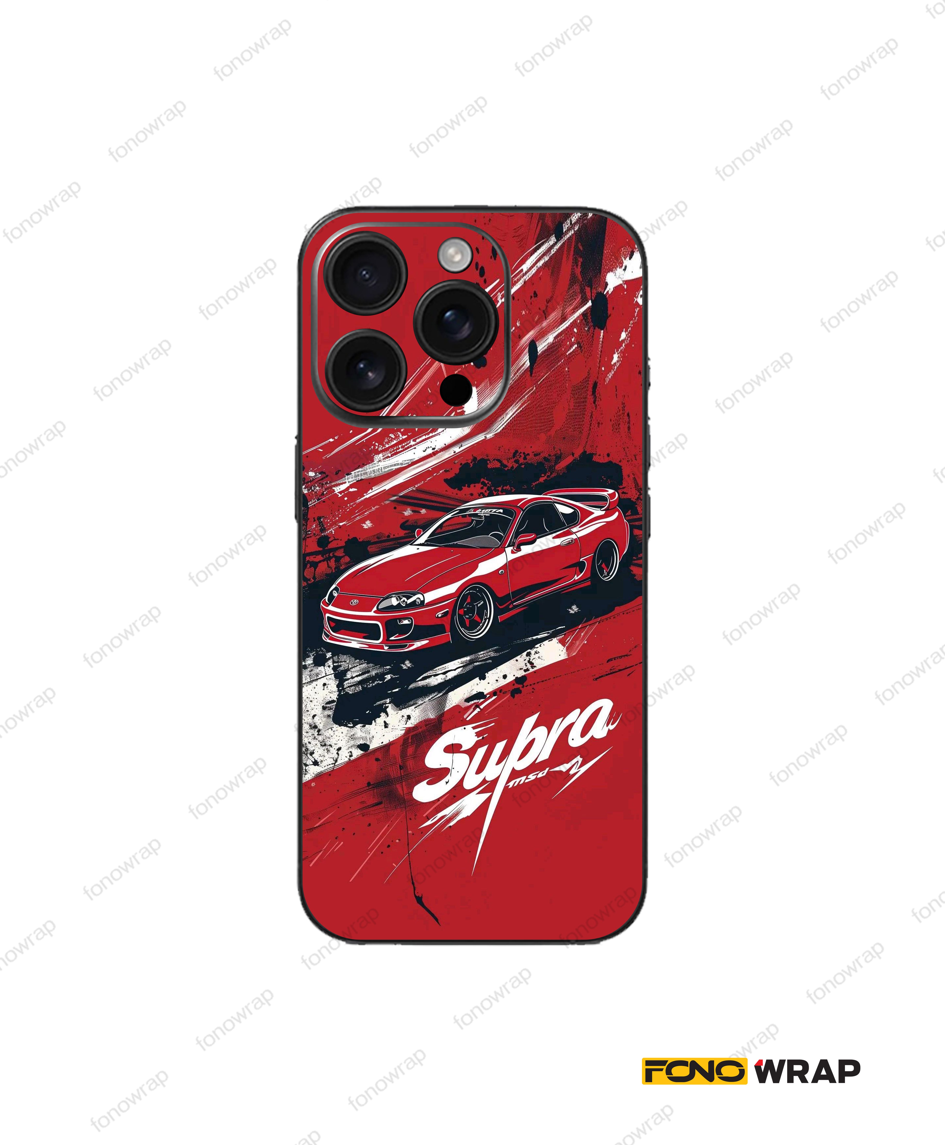 Hayate Red Matte Mobile Skin