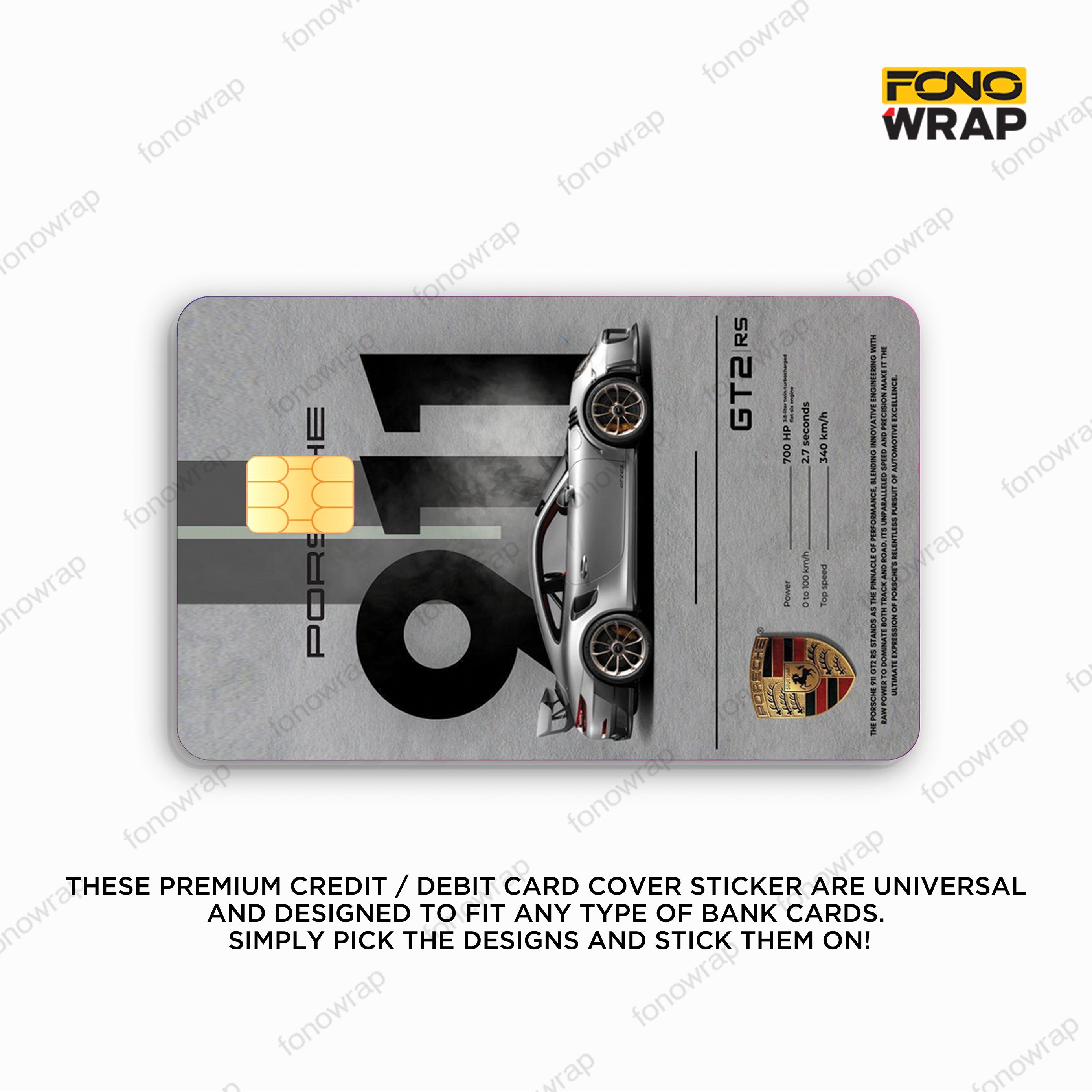 Porsche GT2 ATM Card Skin