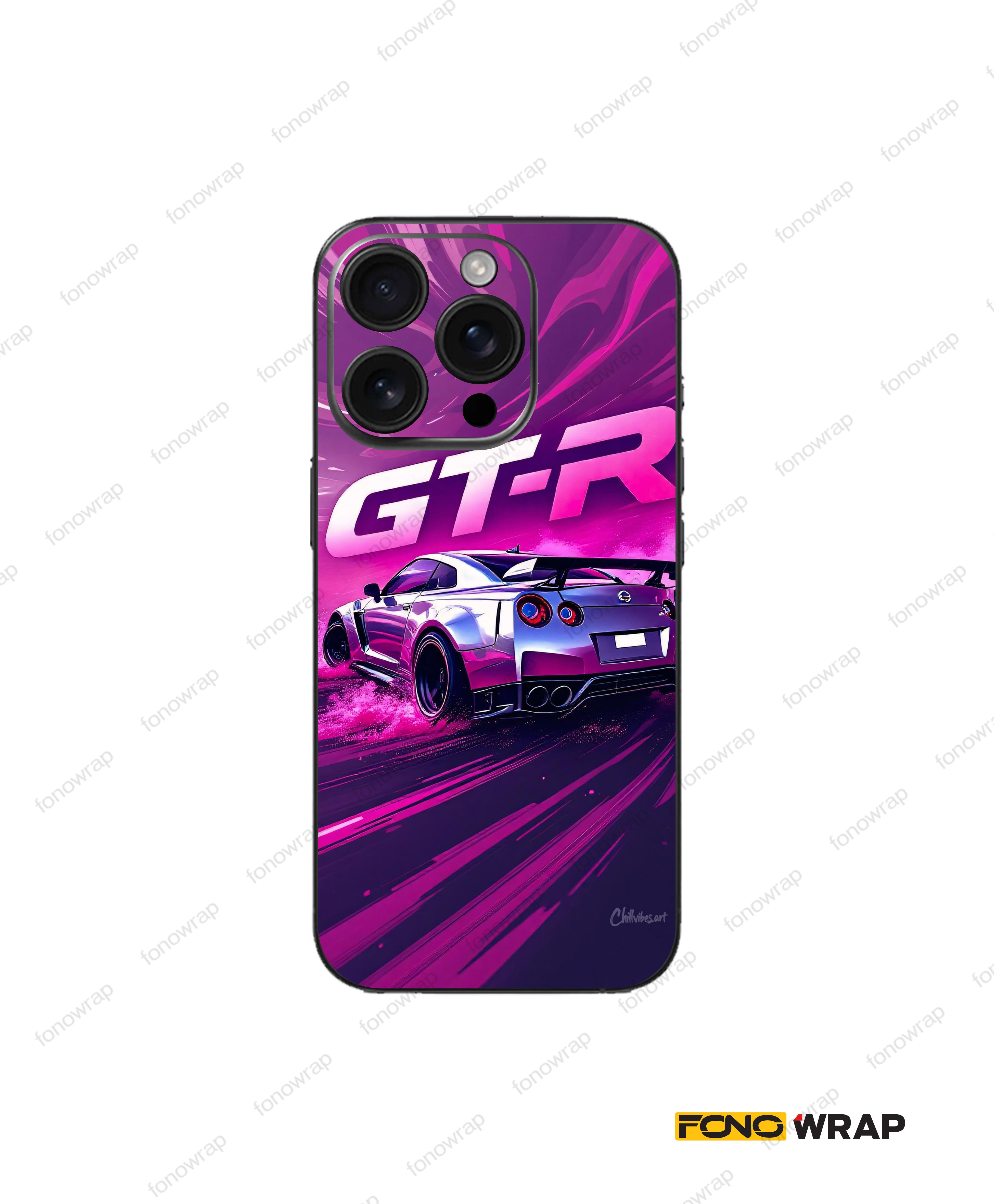 GTR 3D Embossed Mobile Skin