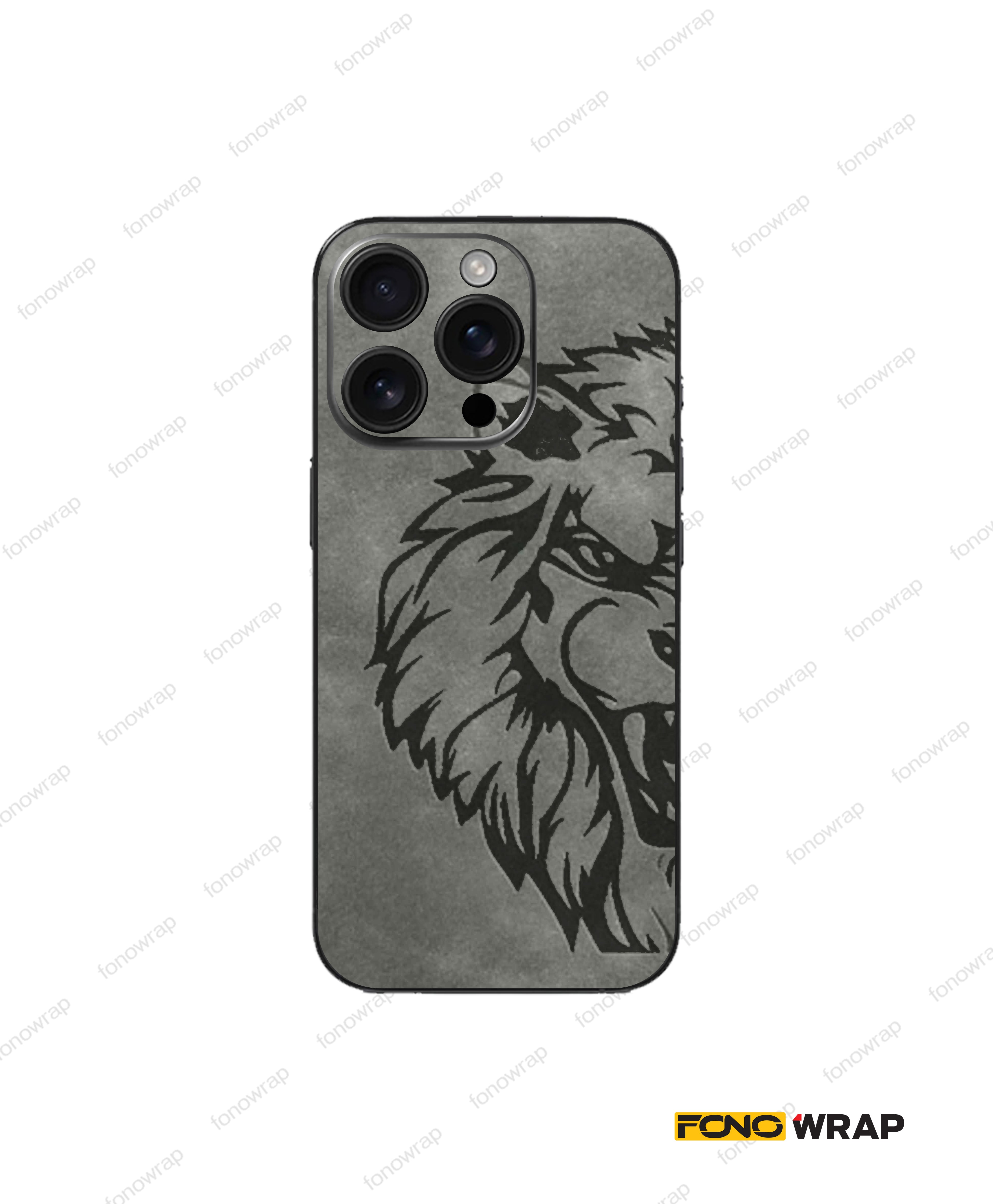 Lion Roar 3D Embossed Mobile Skin