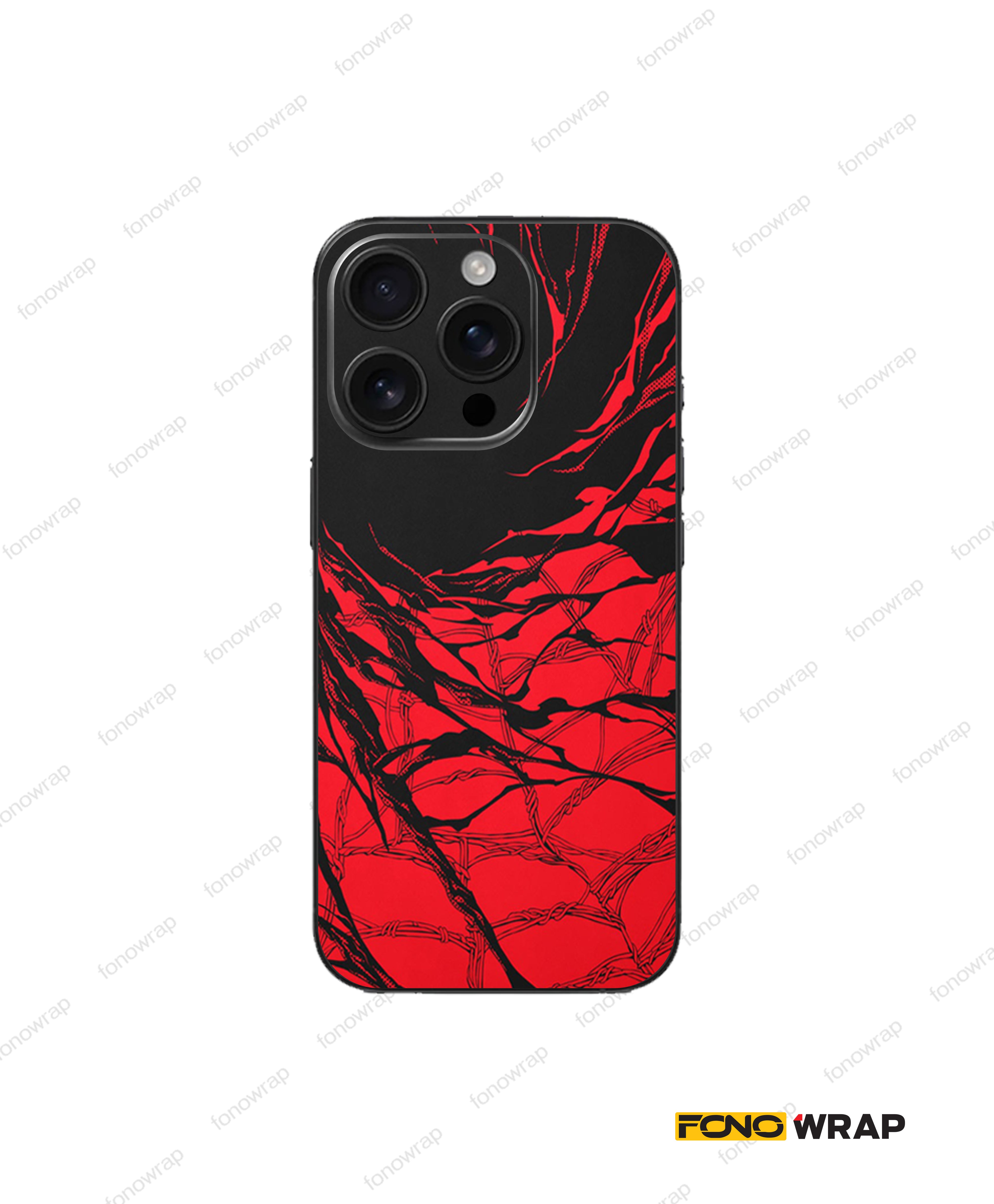 Carnage Red Matte Mobile Skin