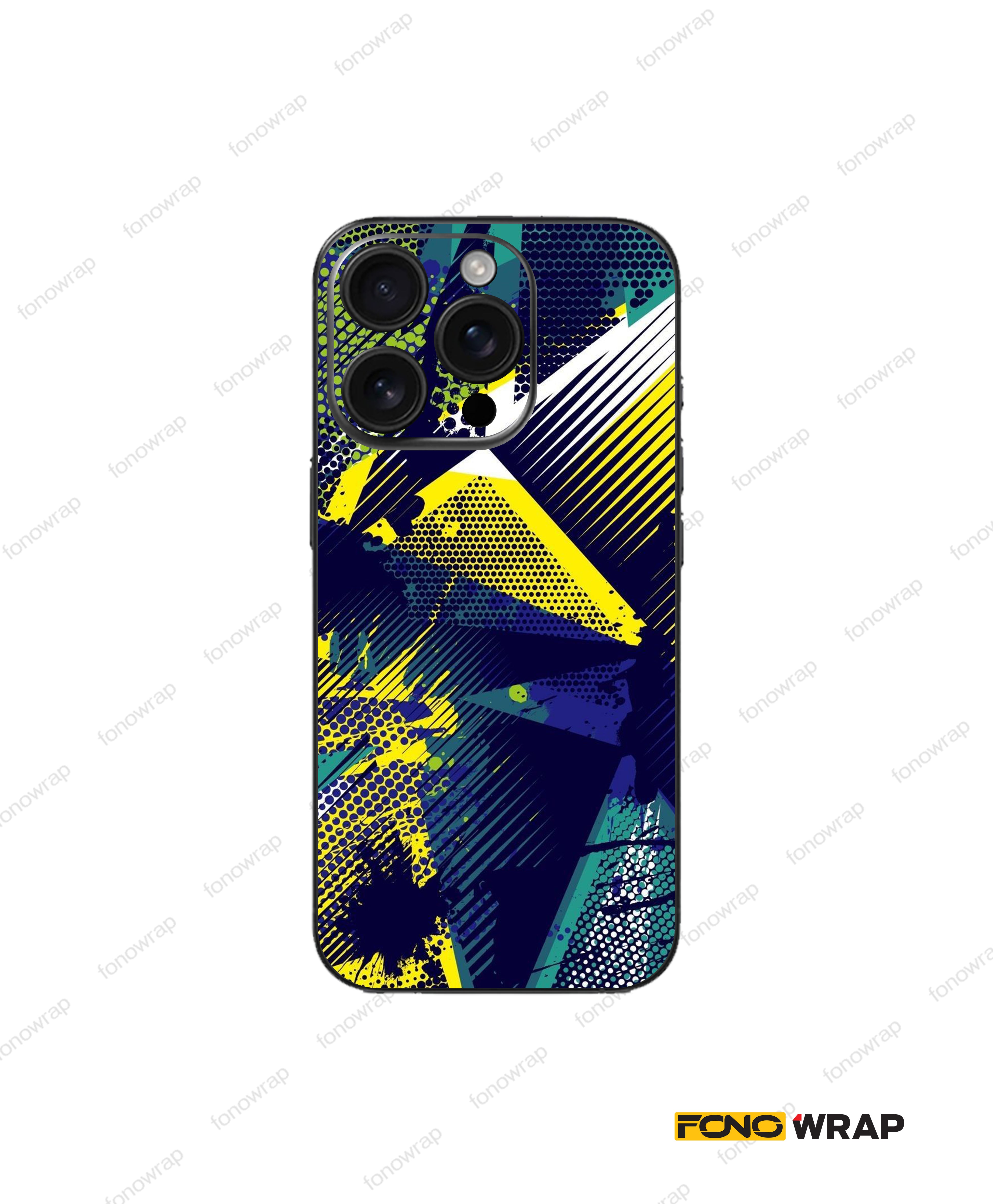 Hipster Pattern Matte Mobile Skin