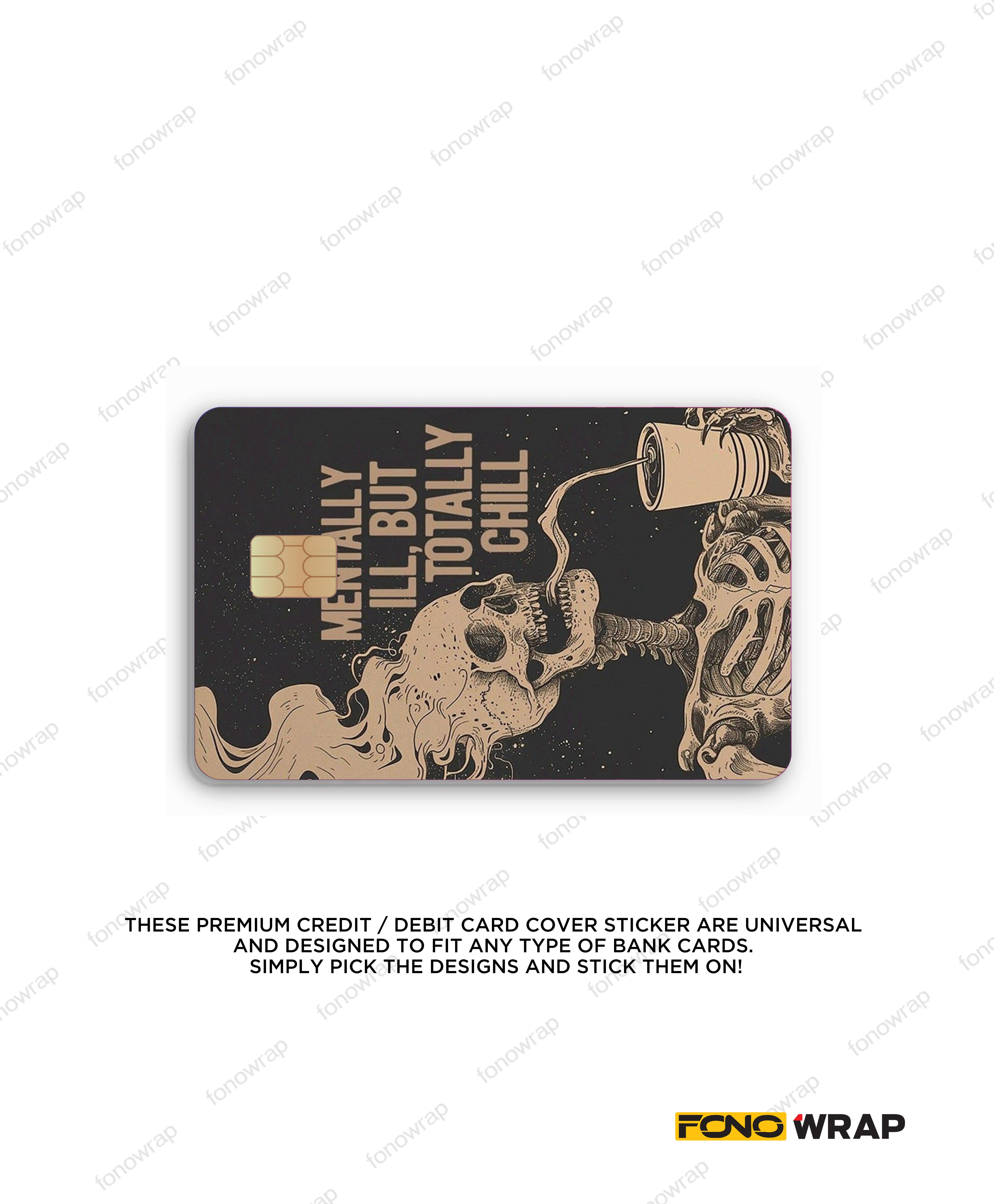 Skull ATM Card Skin