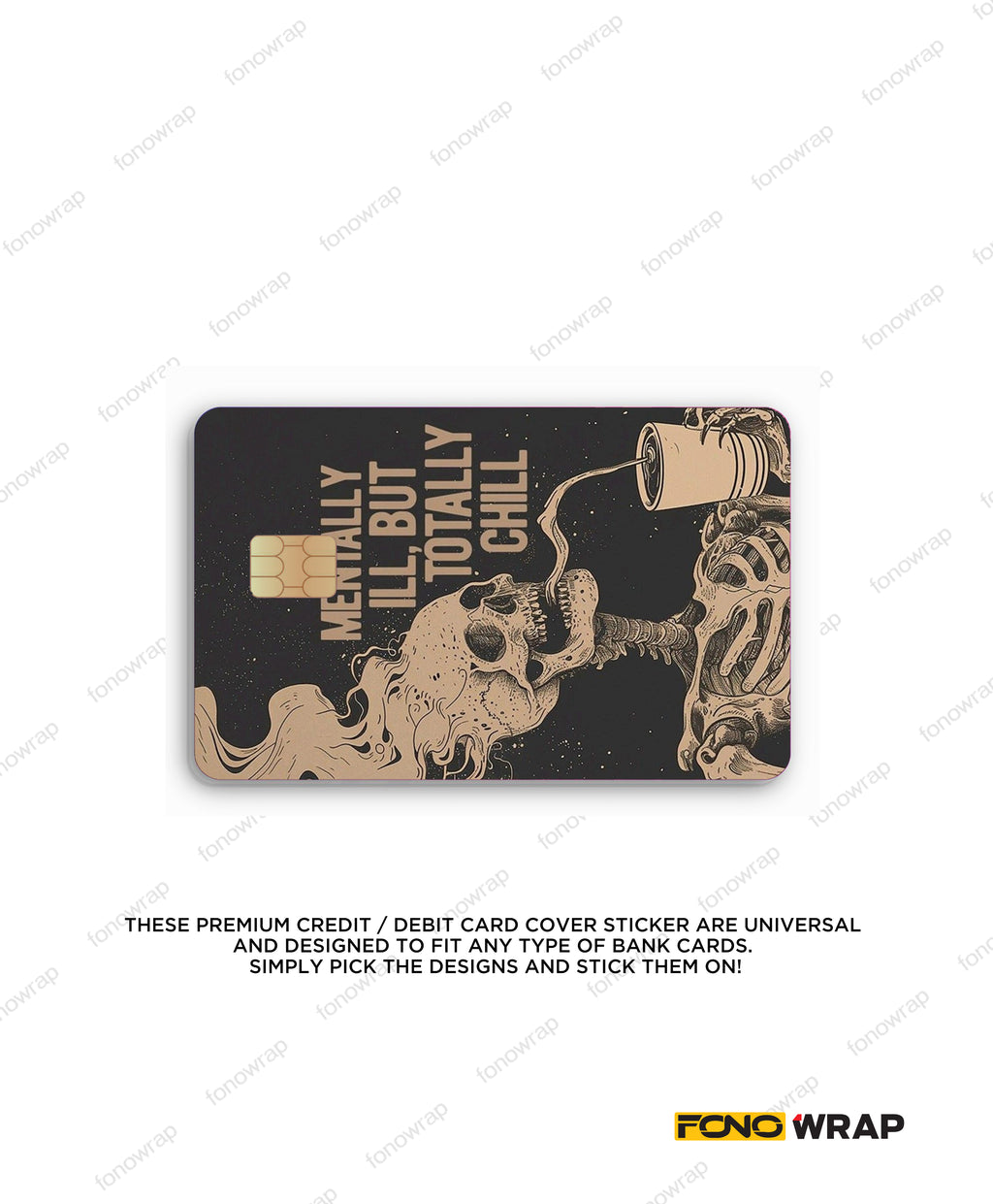 Skull ATM Card Skin