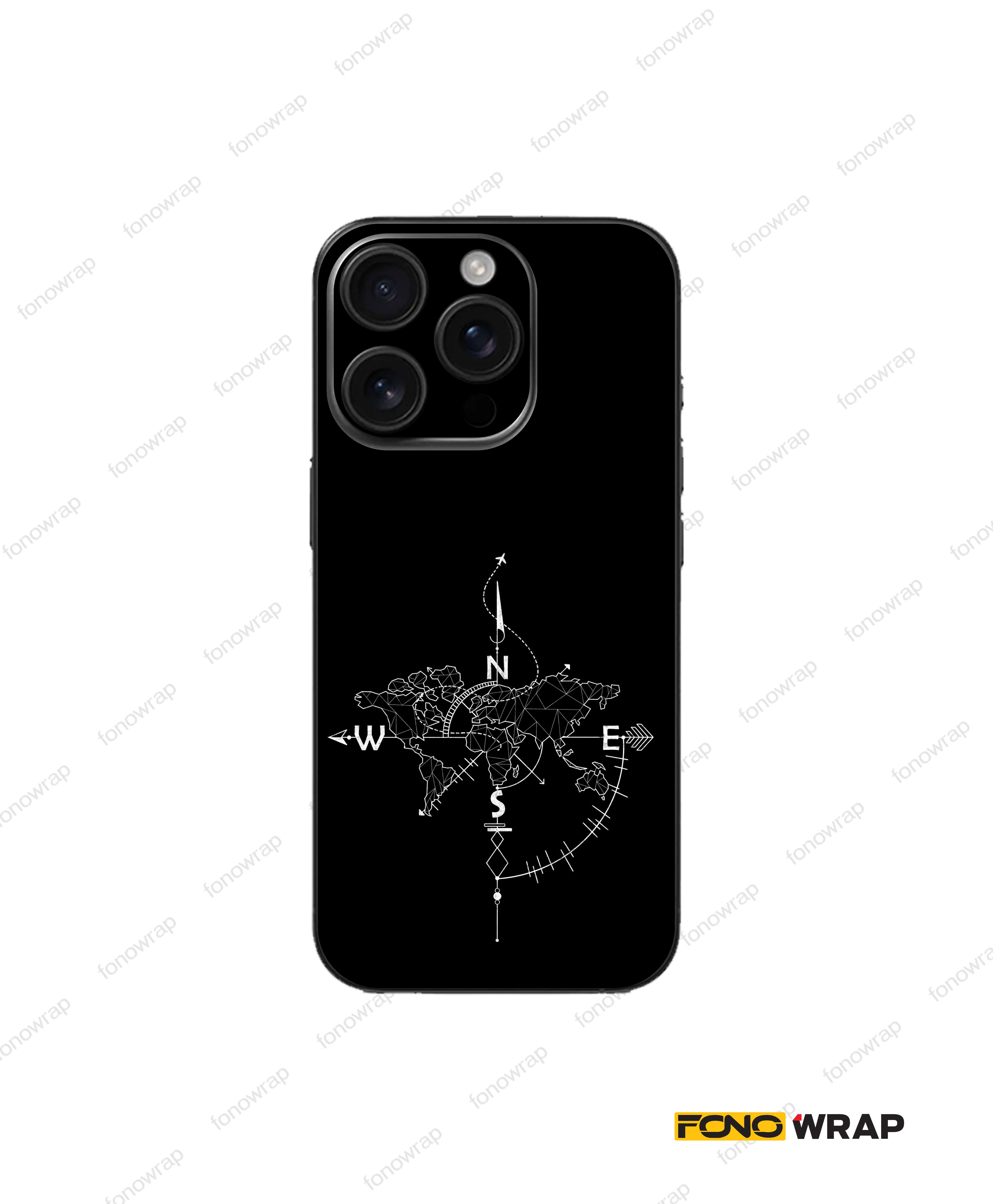 Compass Rose Matte Mobile Skin