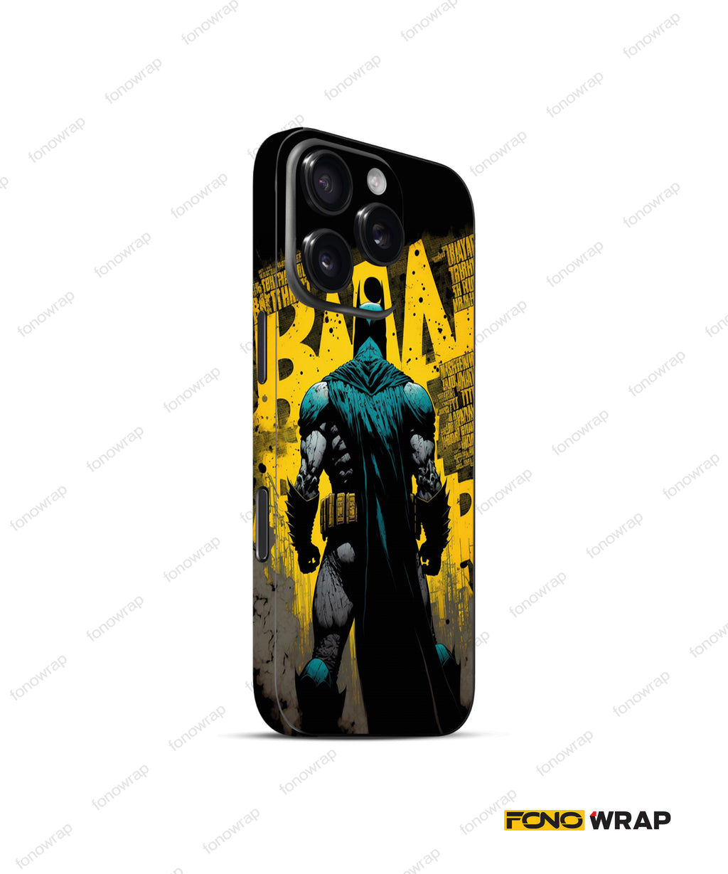 Midnight Metropolis Embossed Mobile Skin