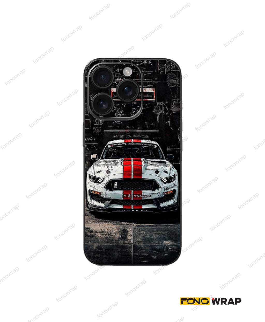 Beast Mode 3D Embossed Mobile Skin