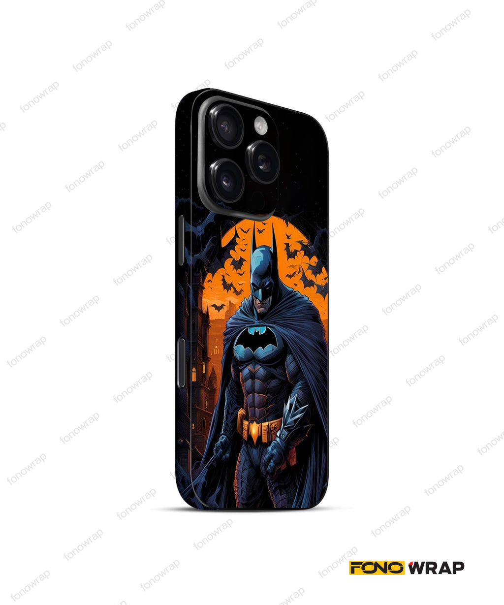 Wings in Dark Embossed Mobile Skin