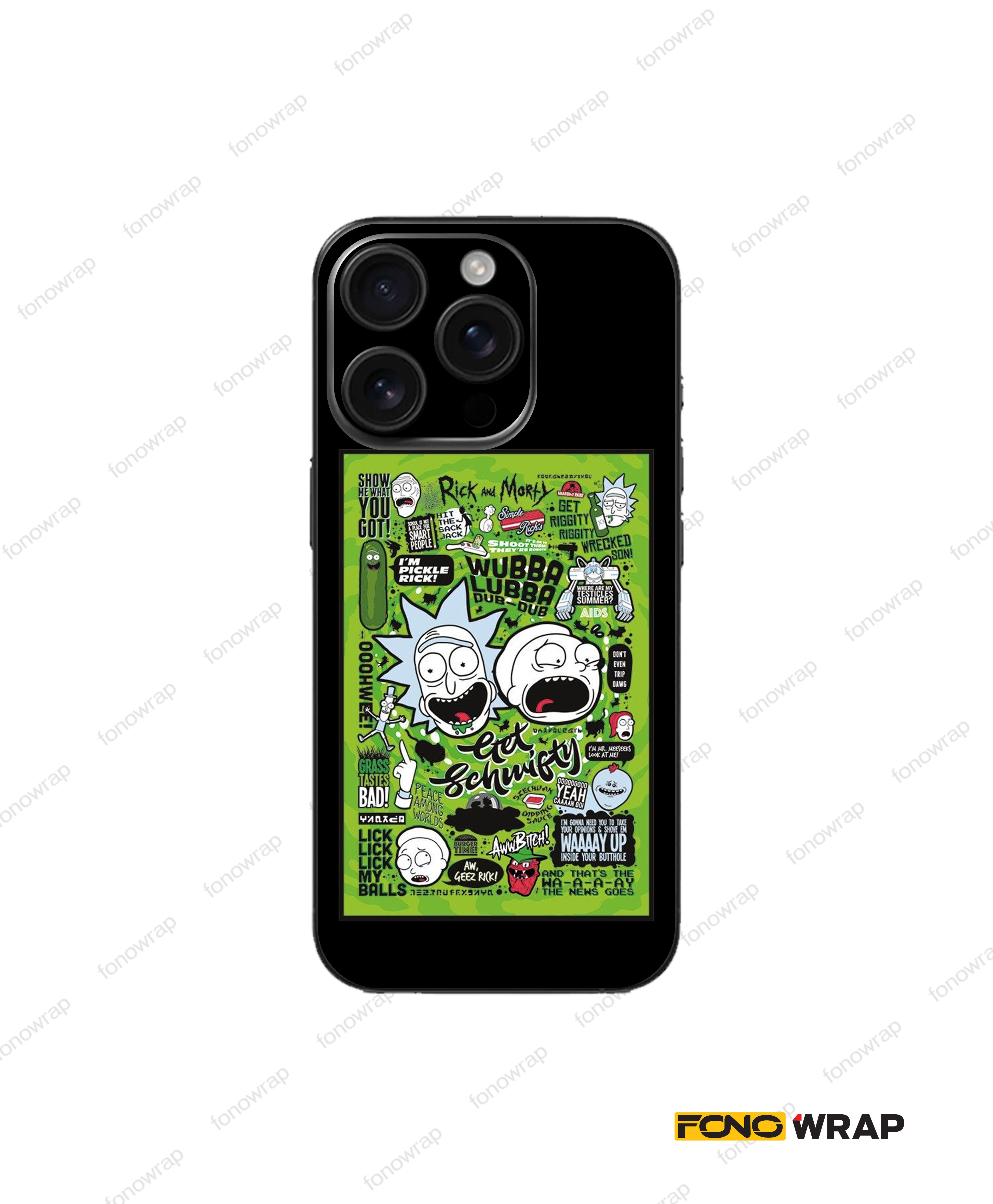 Rick & Morty Matte Mobile Skin