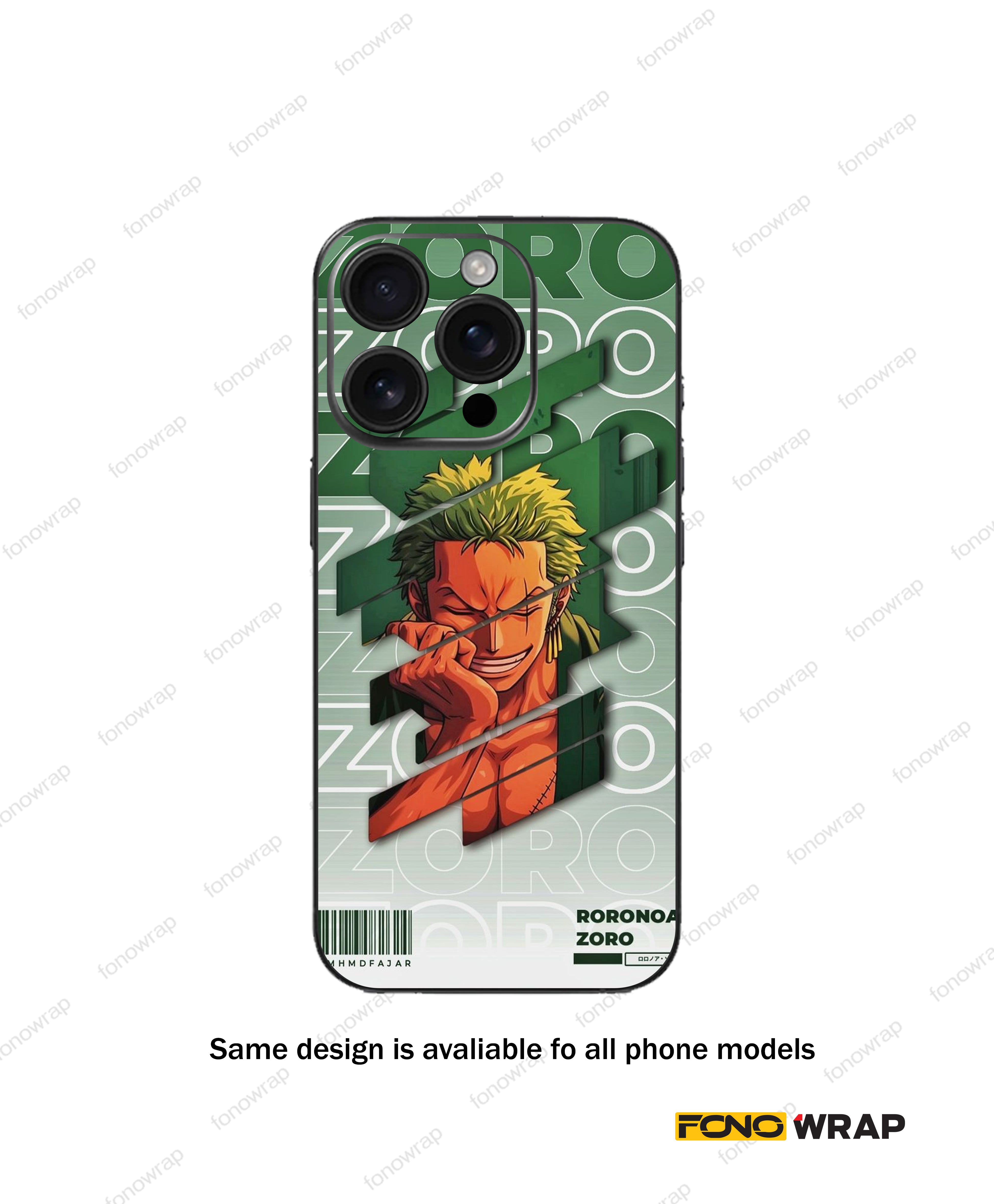 Roronoa Zoro Matte Mobile Skin