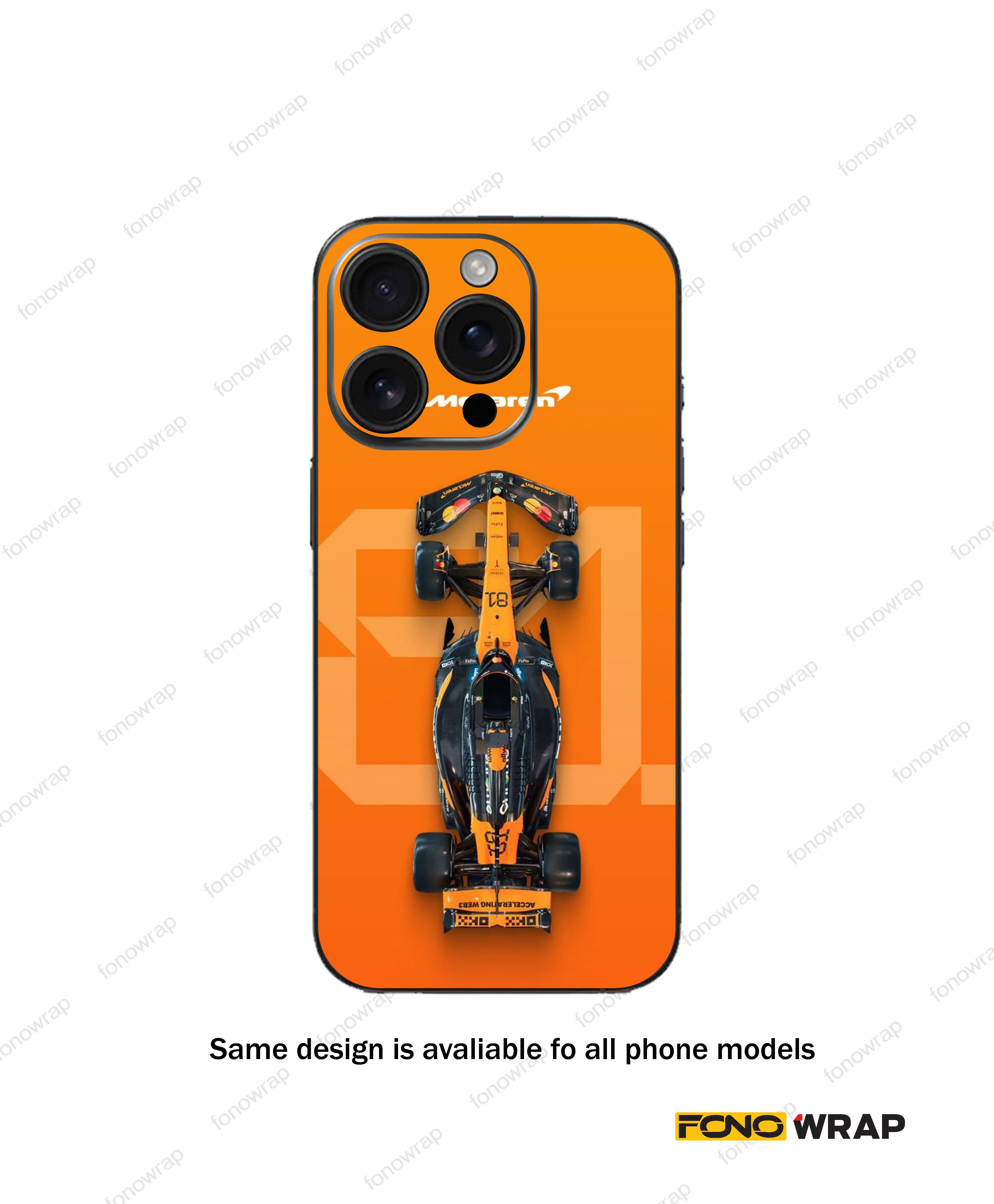 McLaren F1 Car Matte Mobile Skin