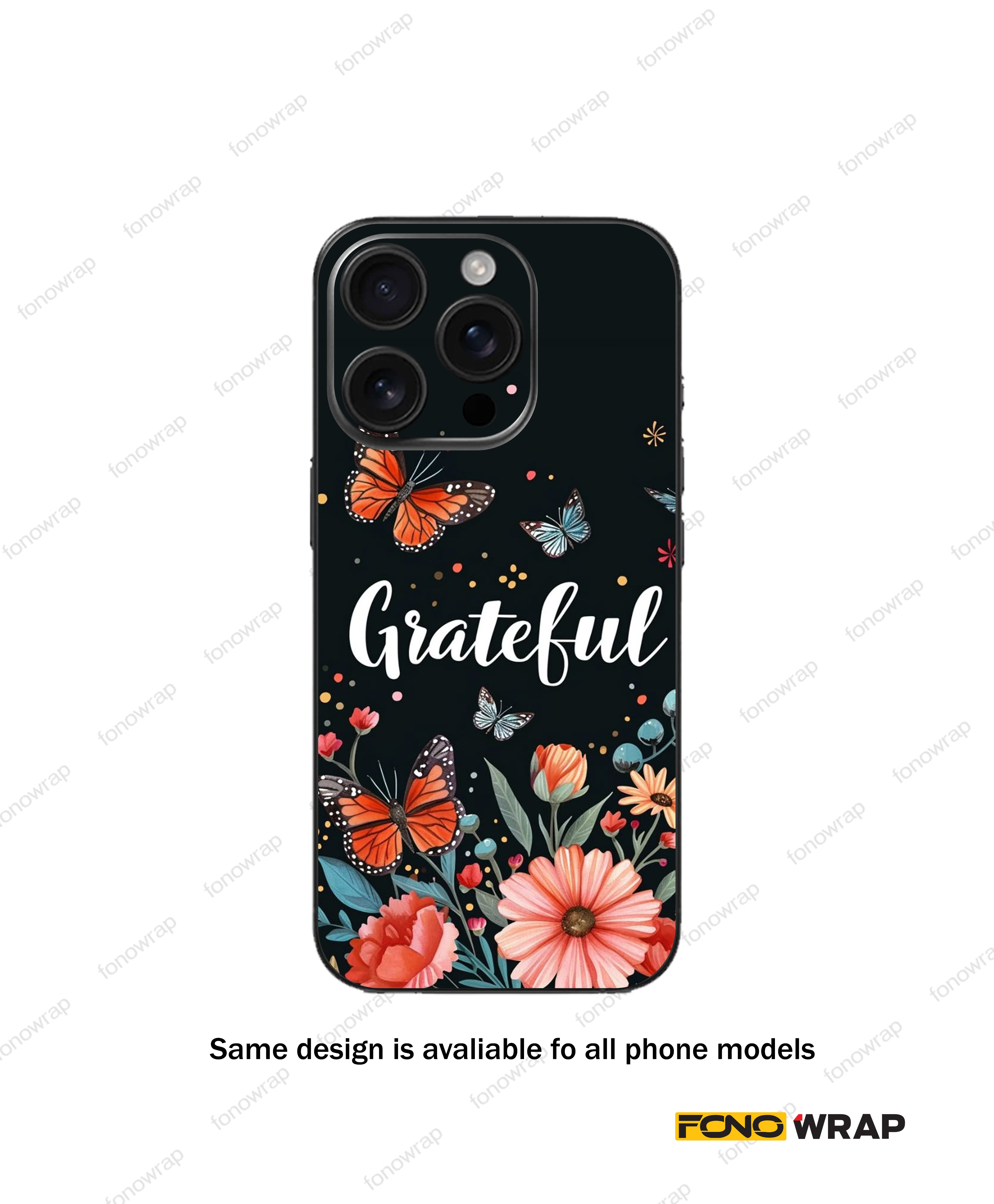 Floral  Matte Mobile Skin