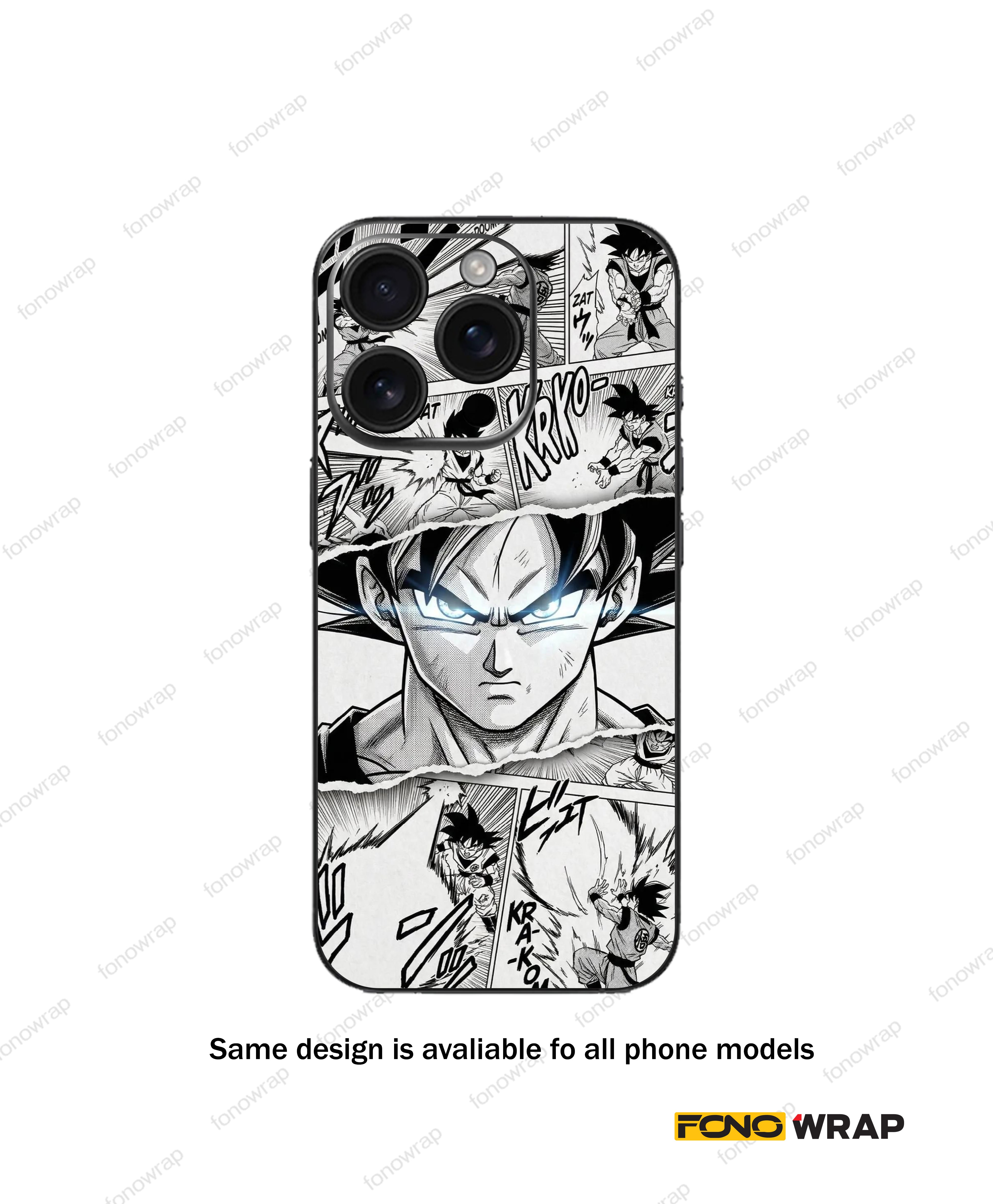 Goku Matte Mobile Skin