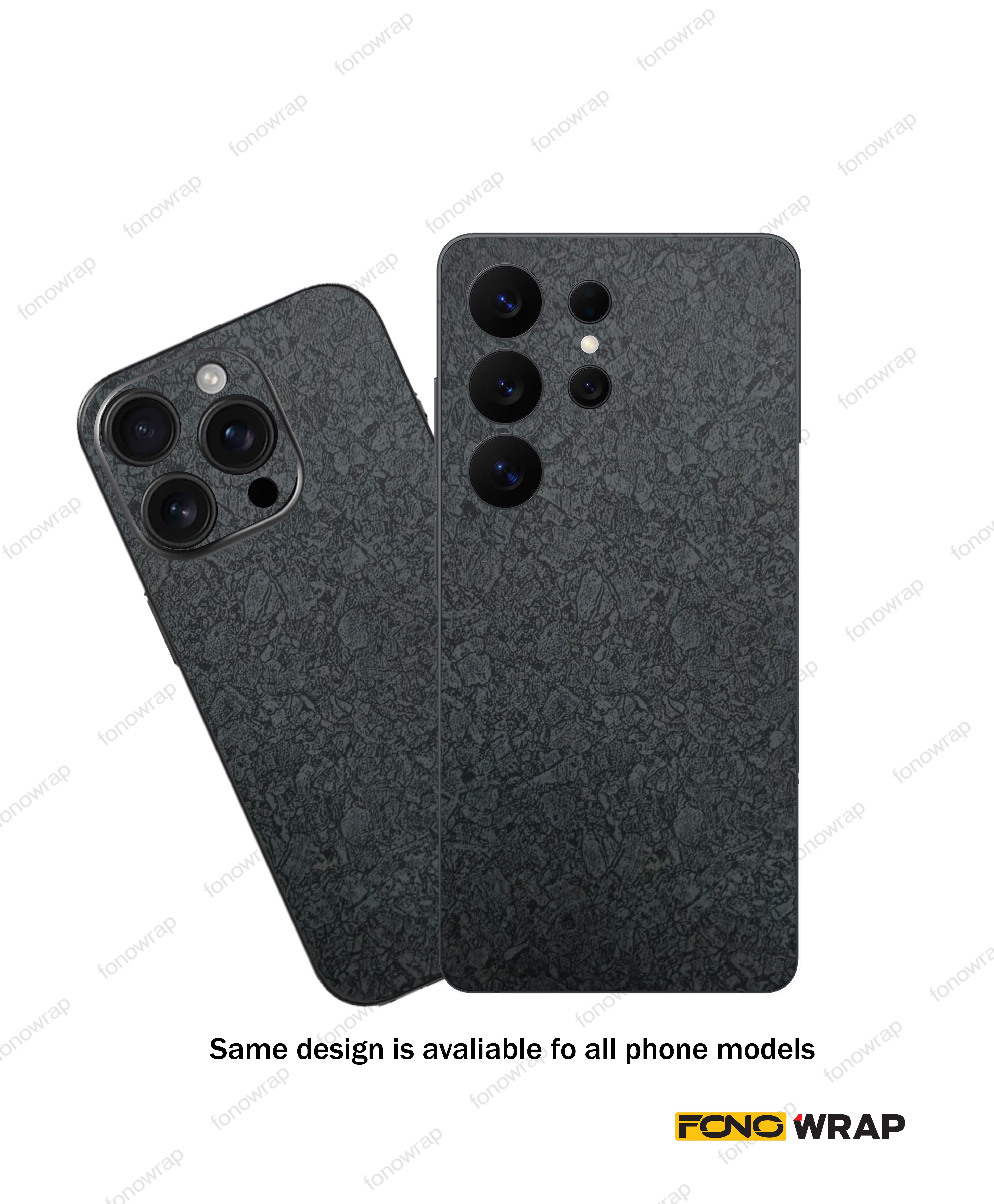 3M HyperShift Grey Textured Mobile Skin