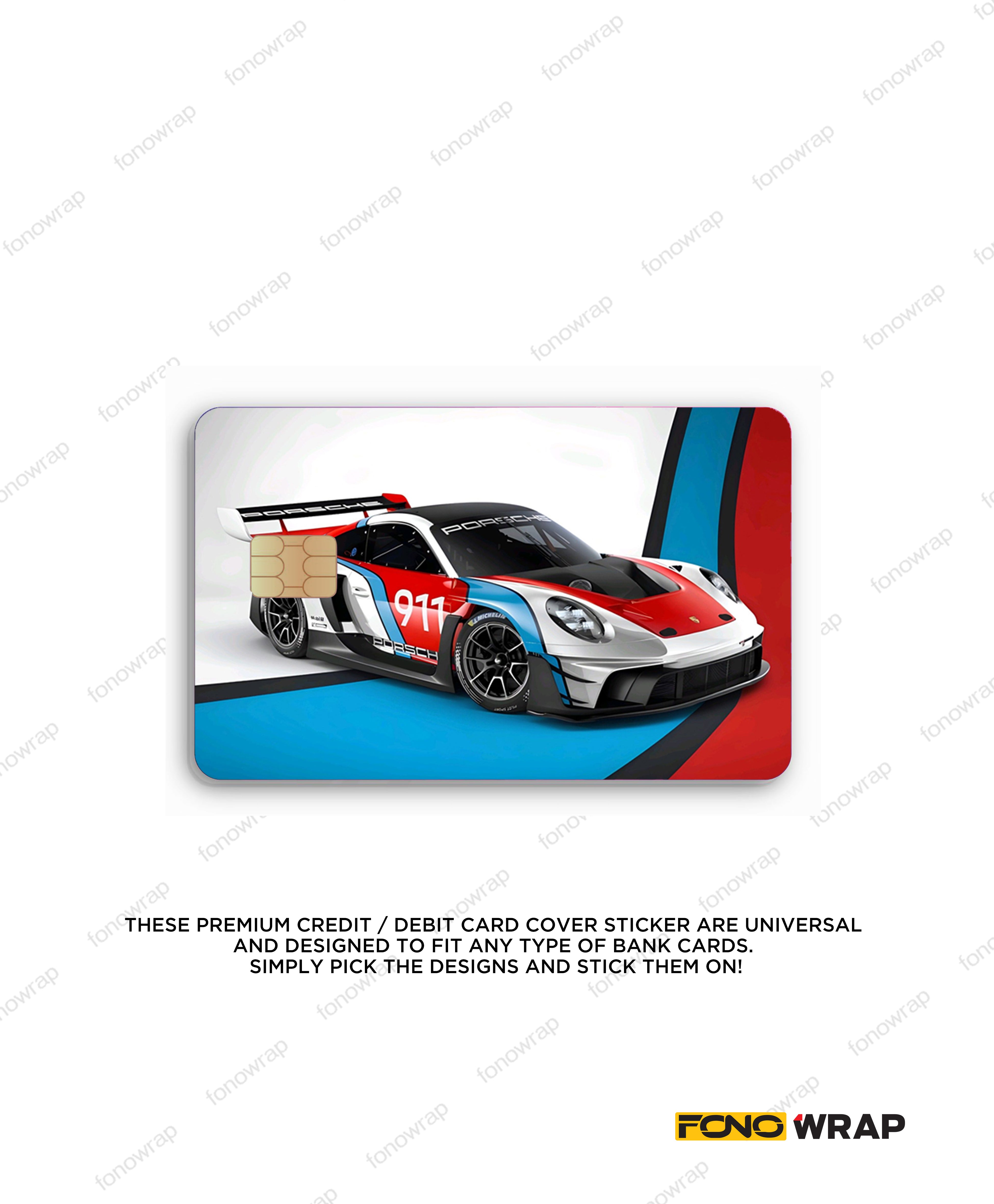 911 GT3 ATM Card Skin