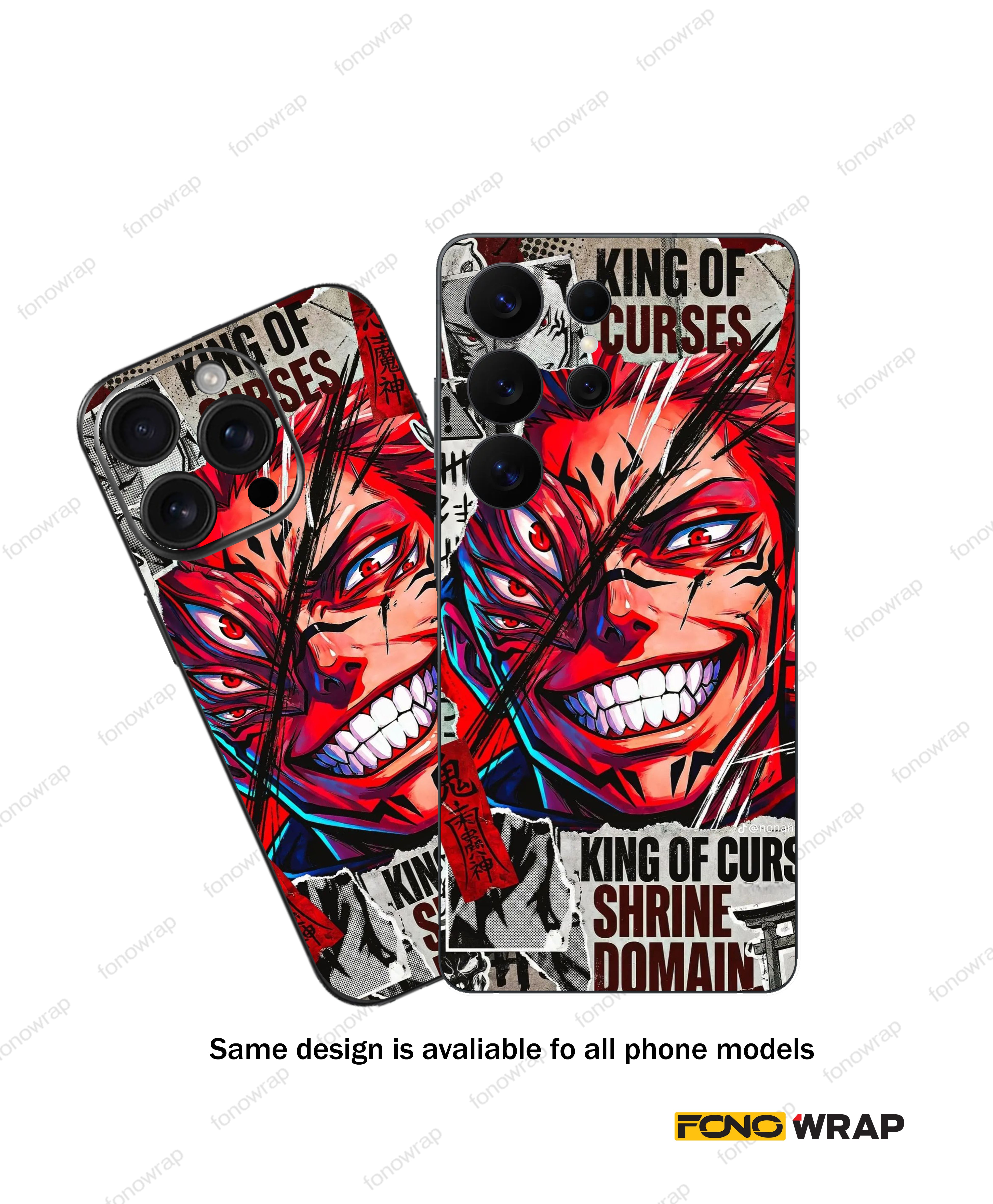 Ryomen Sukuna  Matte Mobile Skin