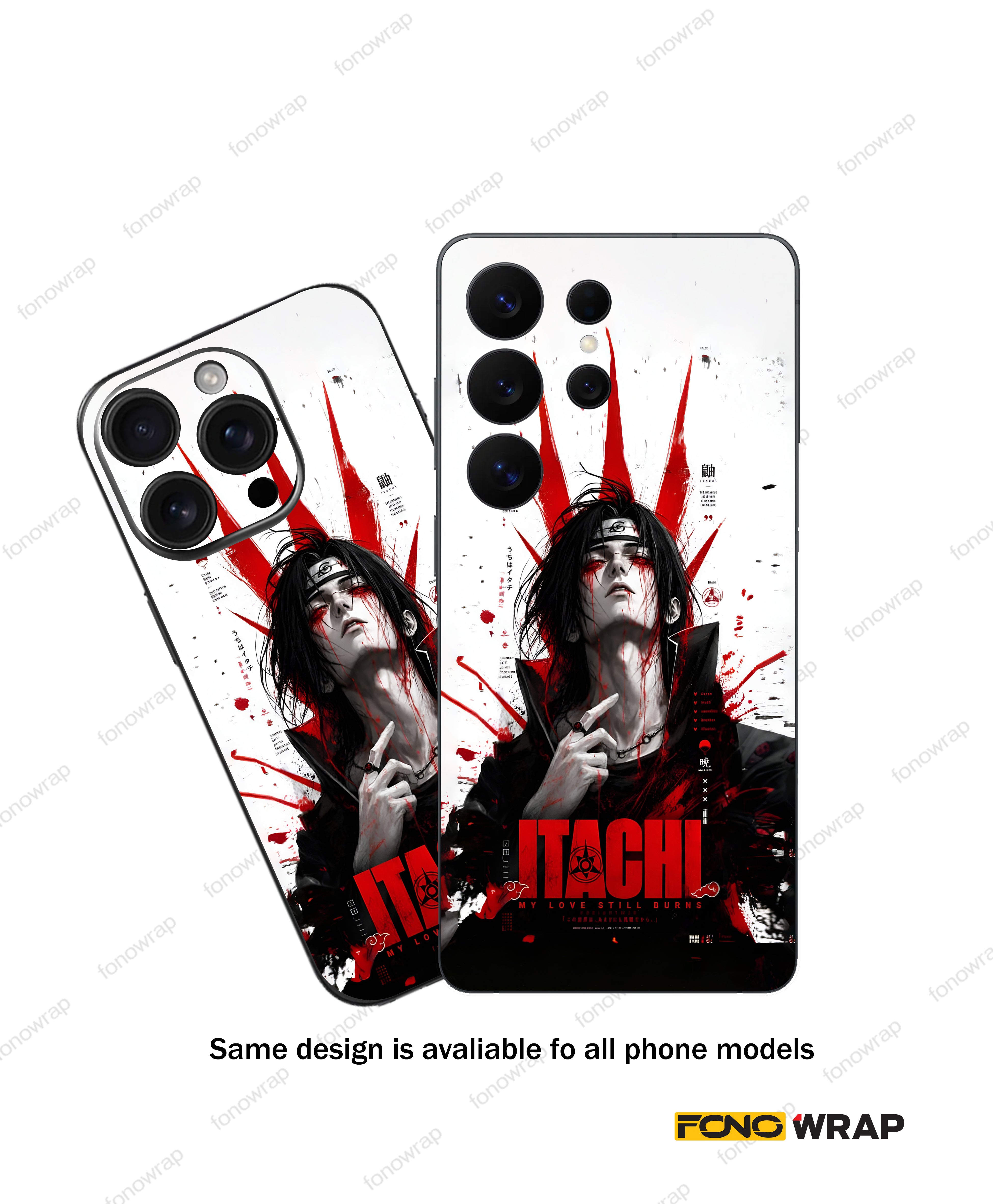 Itachi Uchiha Matte Mobile Skin