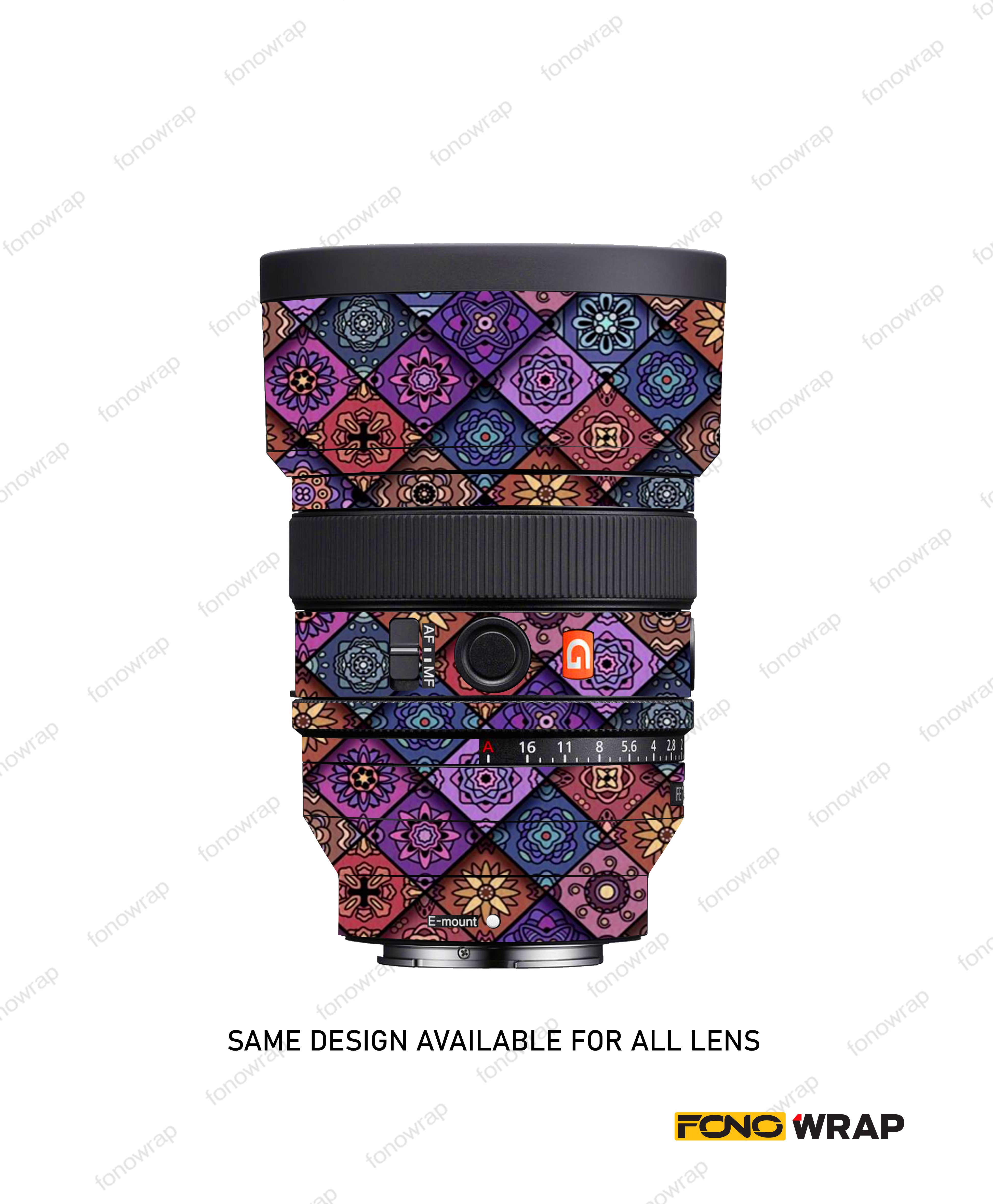 Coral Mandala  Lens Skin