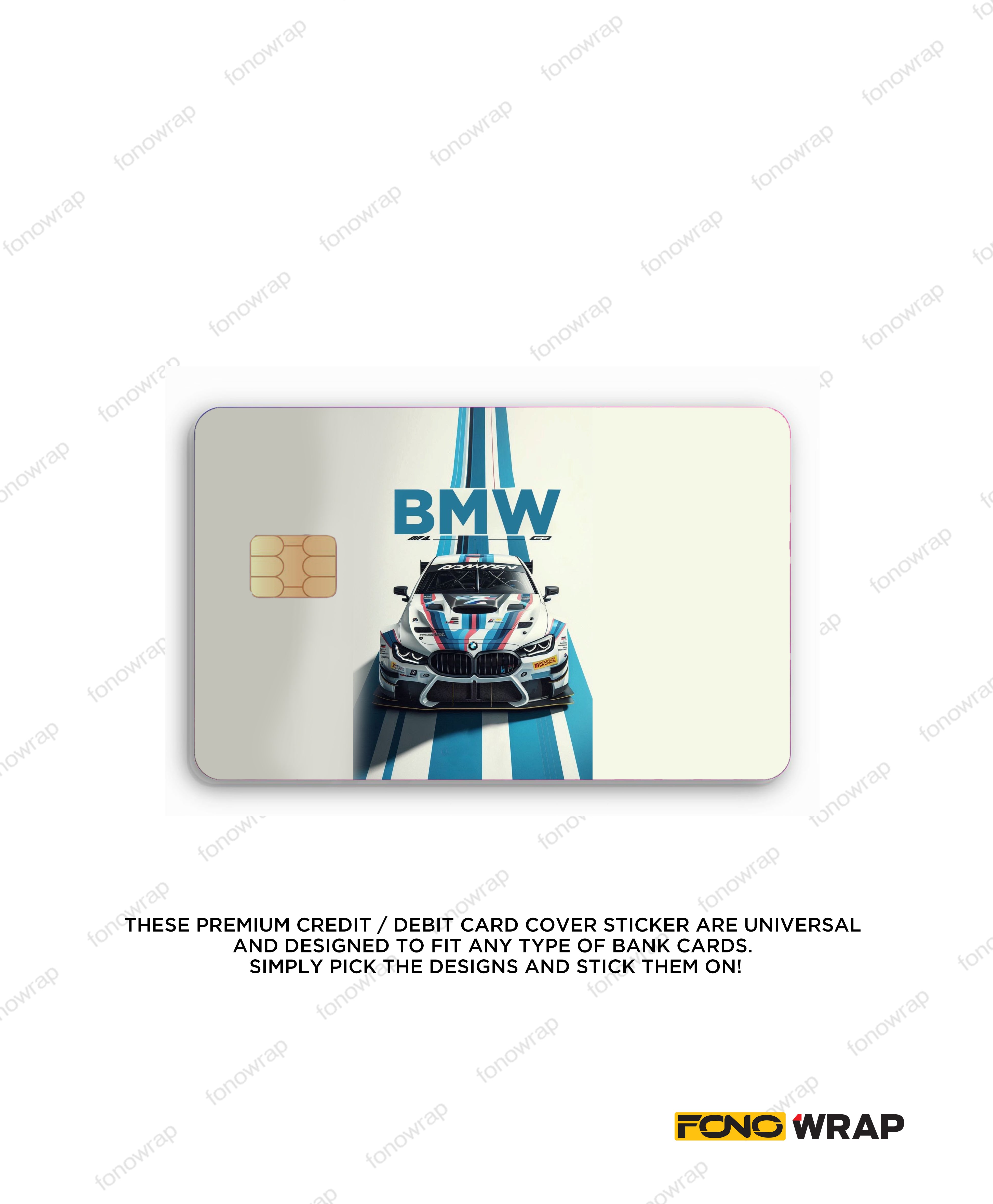 White Titan ATM Card Skin