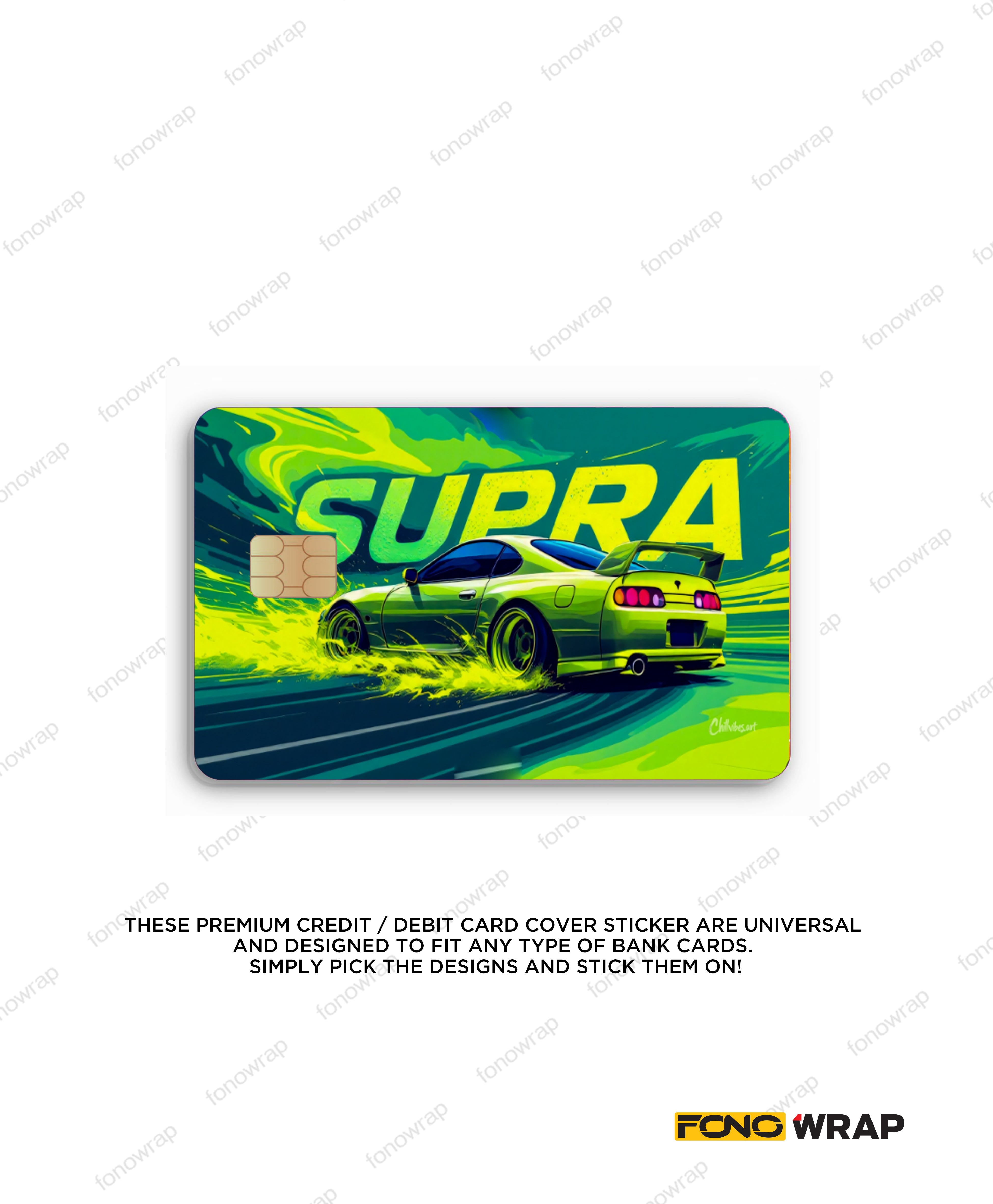 Green Ghost ATM Card Skin