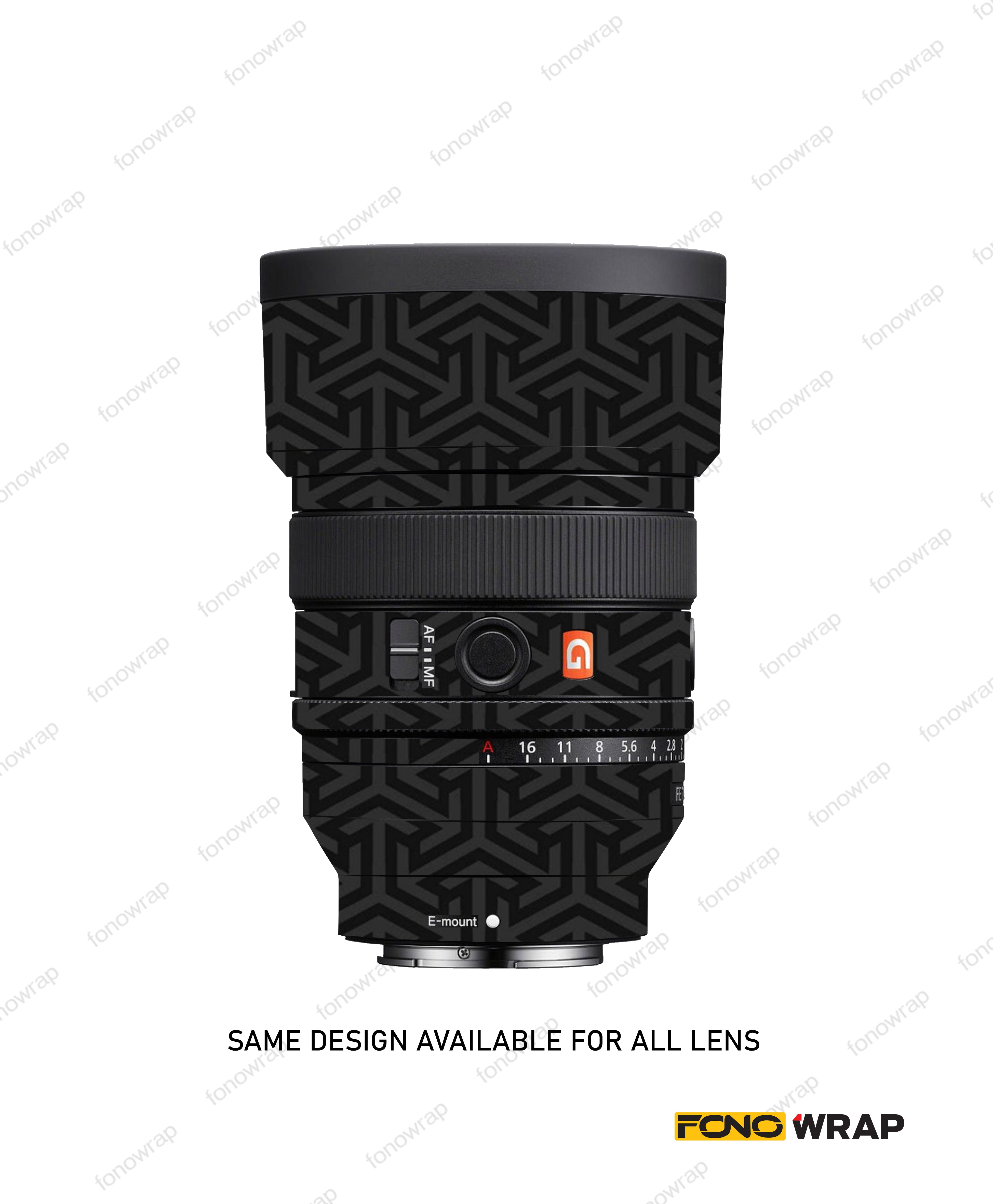 Abstract Grey  Lens Skin