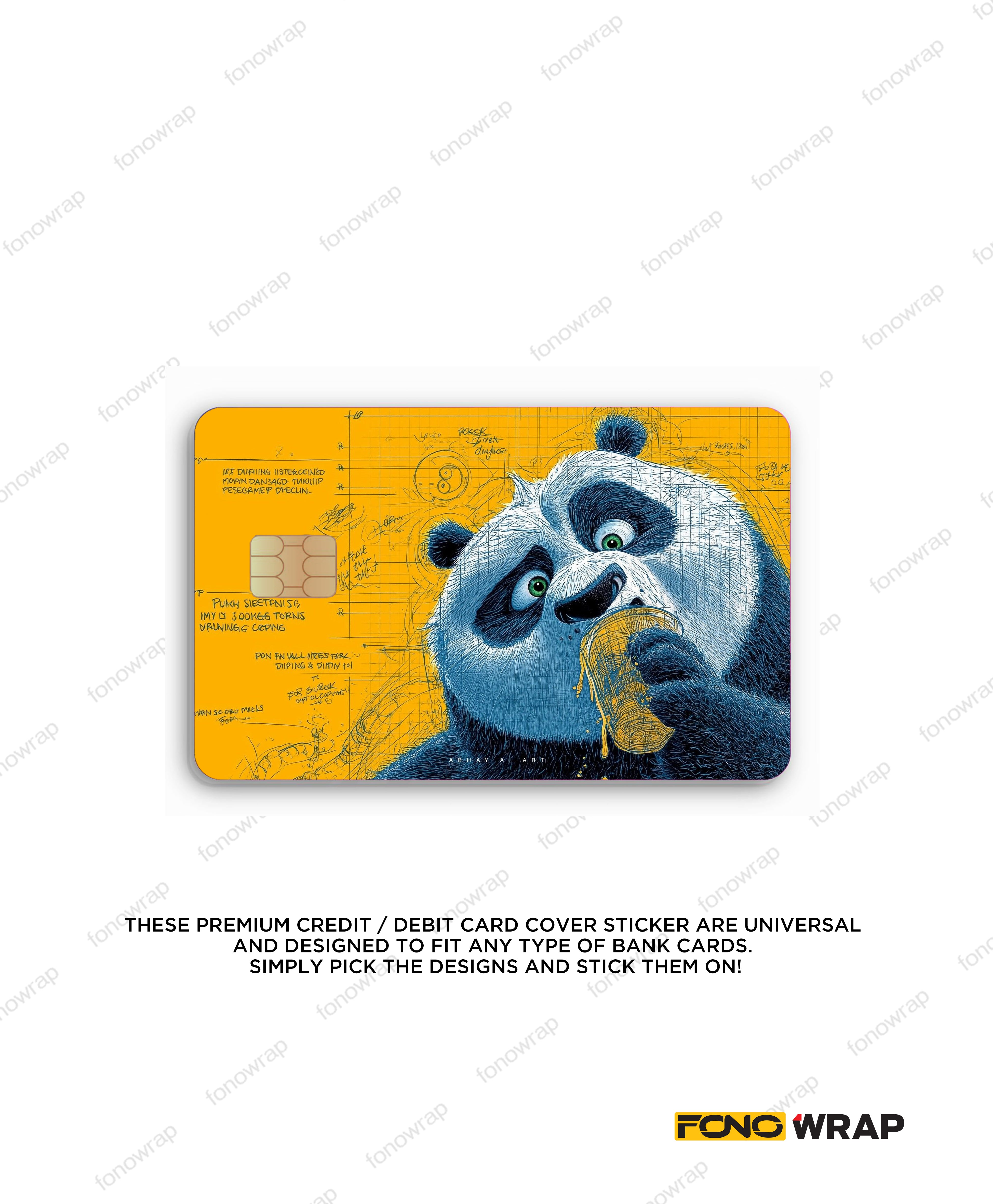 Kung Fu Panda ATM Card Skin