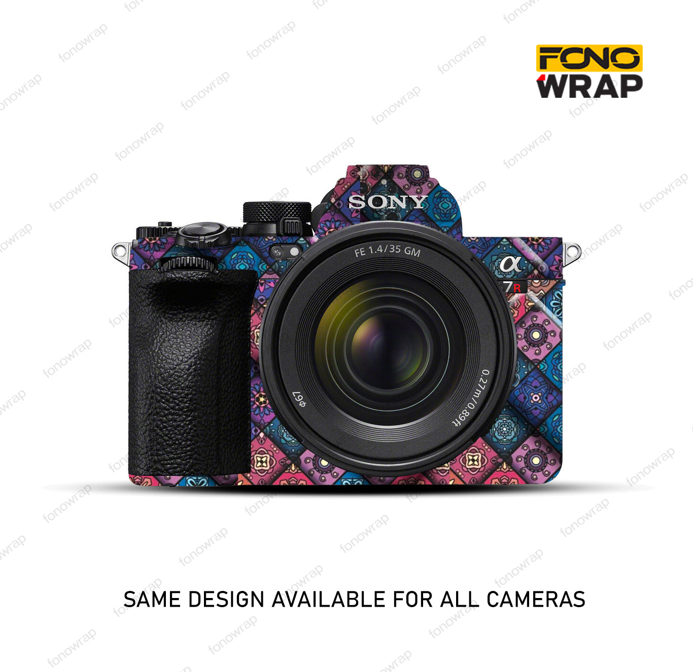 Coral Mandala Camera Skin