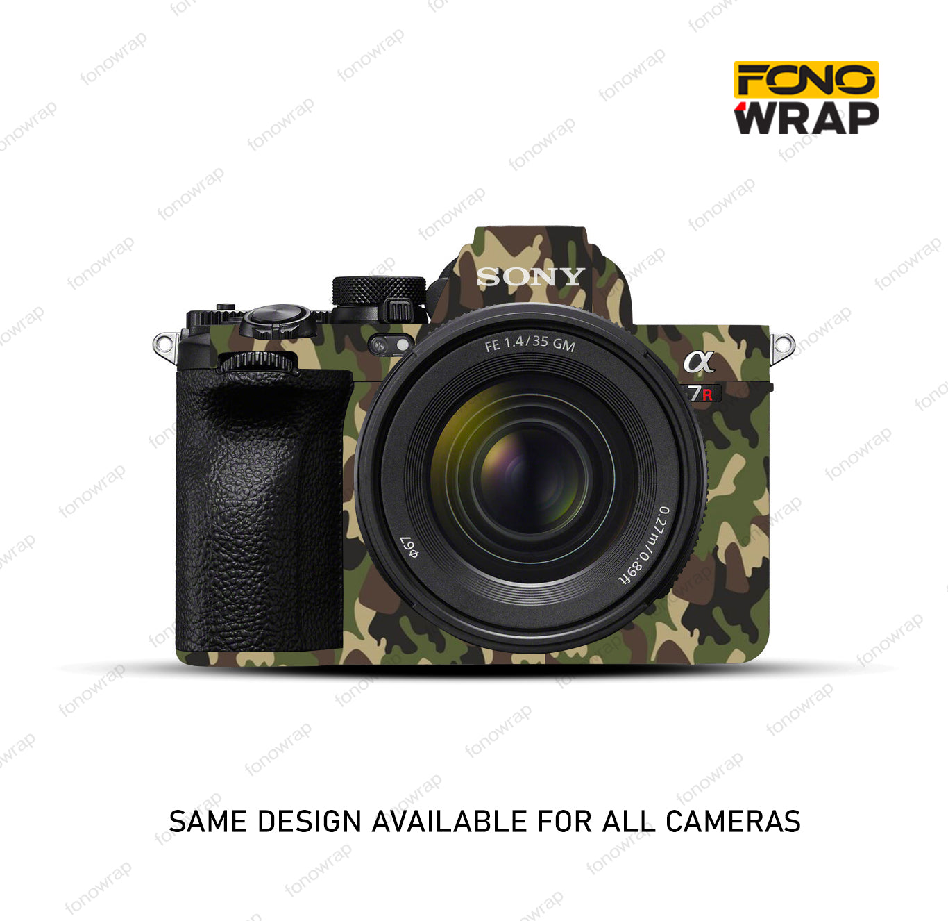 Green Camoflag Camera Skin