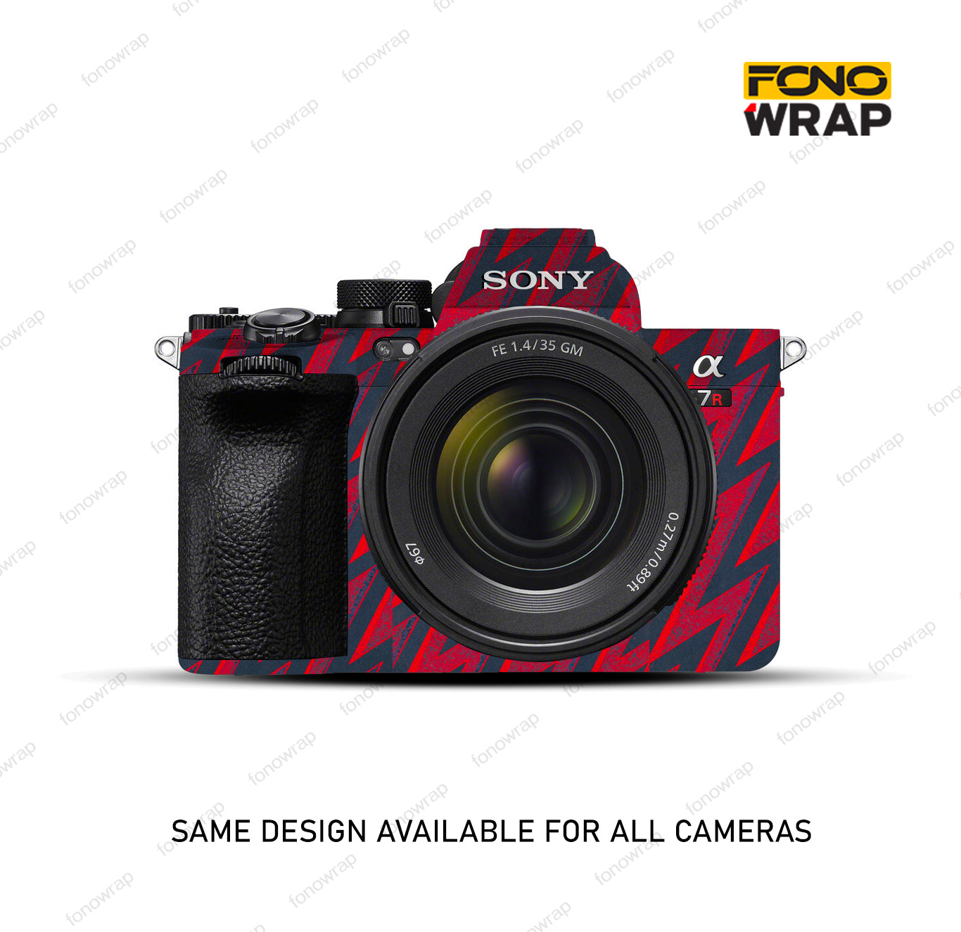 Thunder Red Camera Skin