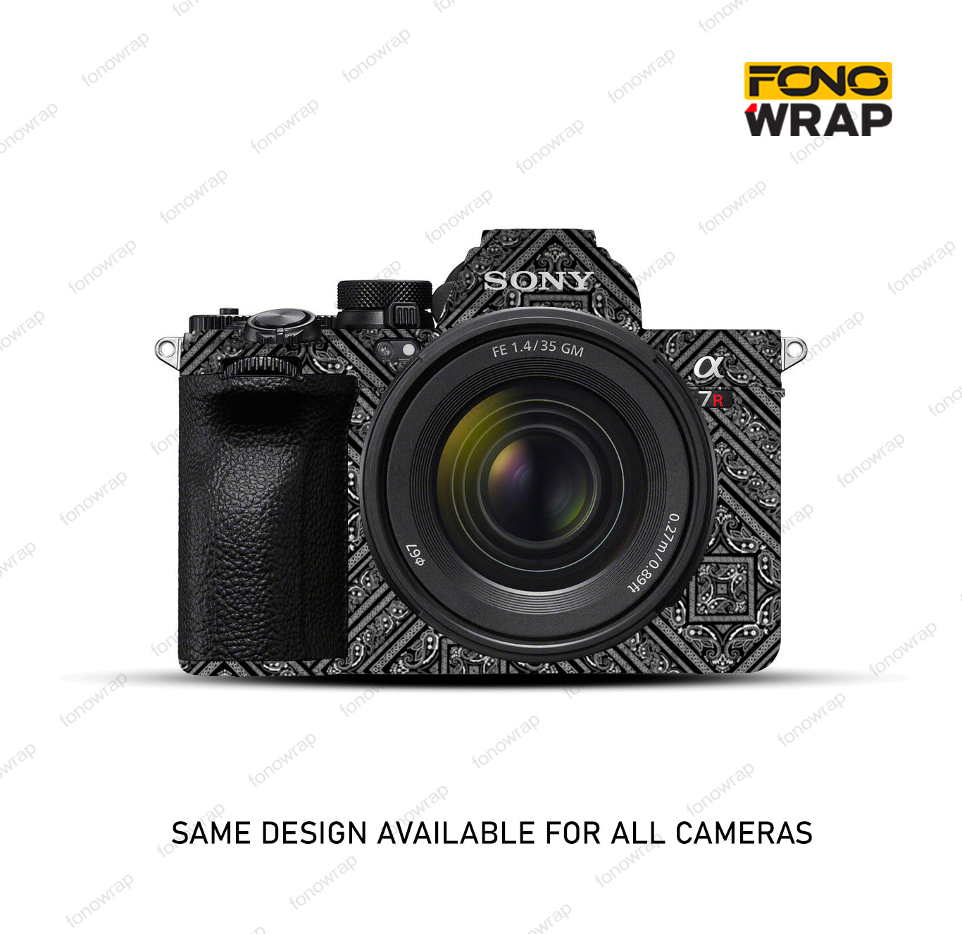 Grey Tribal Camera Skin